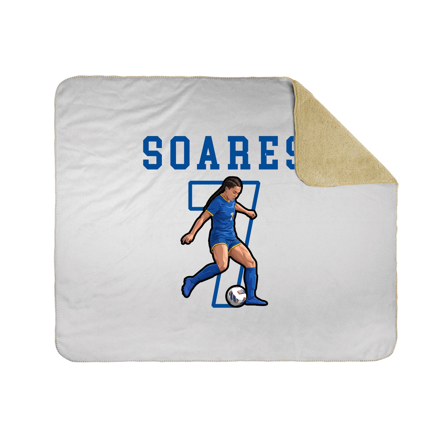 Throw Blanket — Shirsey in White