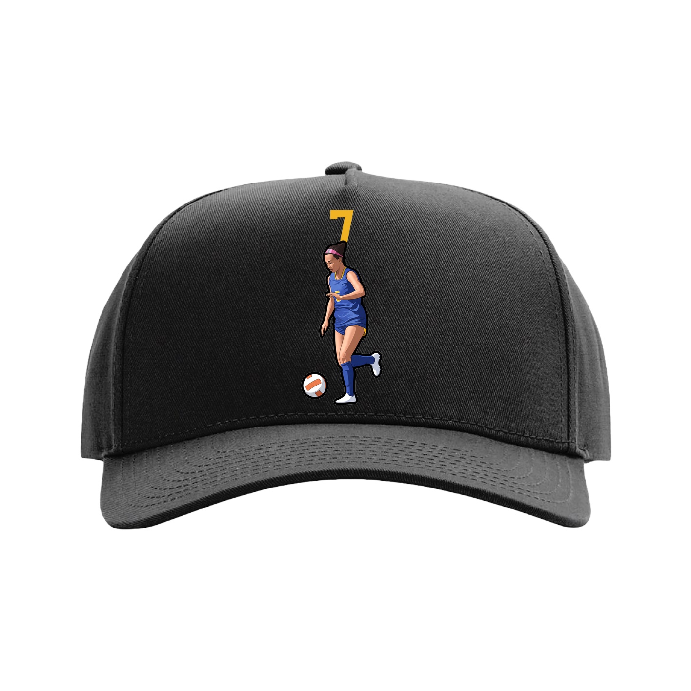 Full Fabric Five-Panel Champ Cap