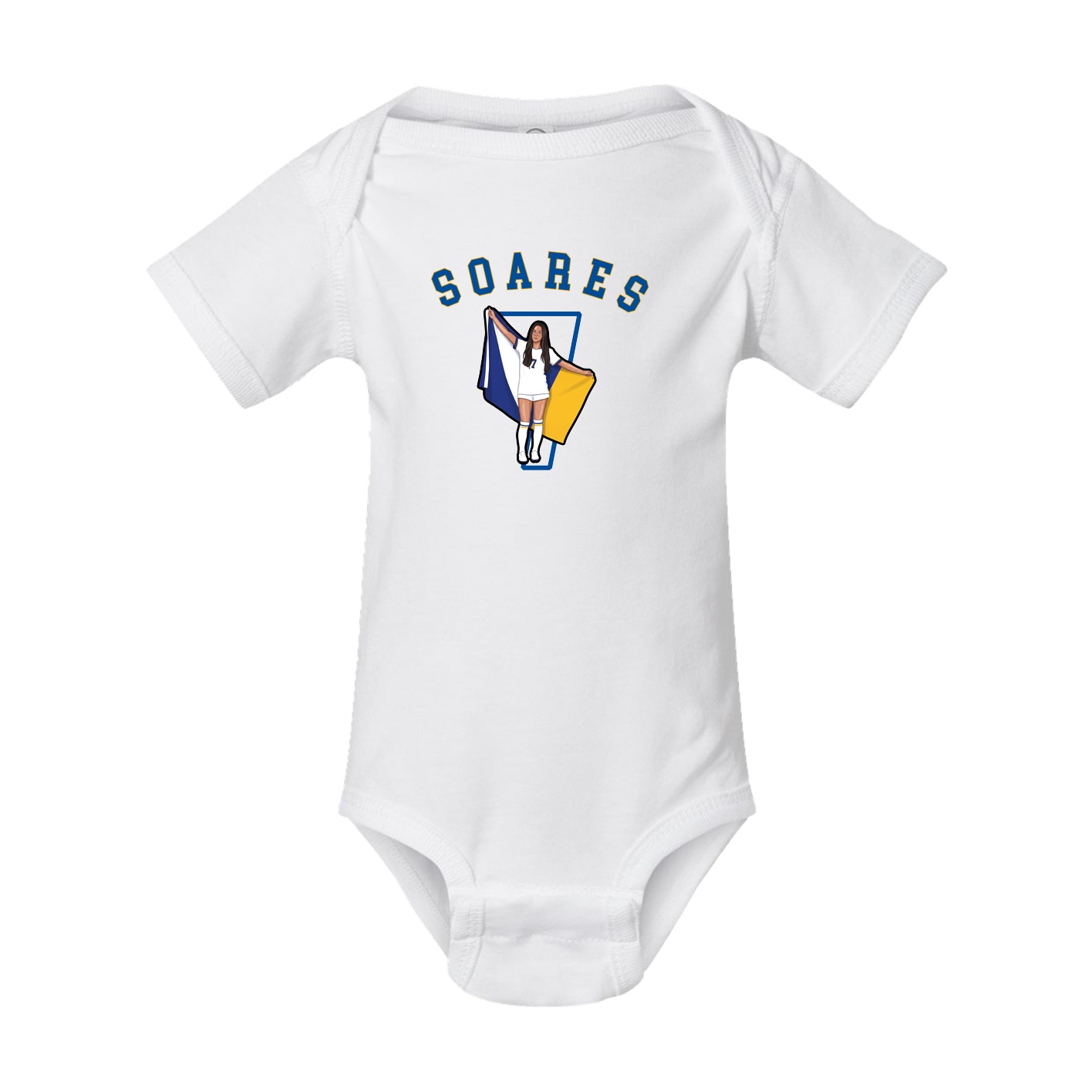 Baby Onesie — Shirsey Arch in White