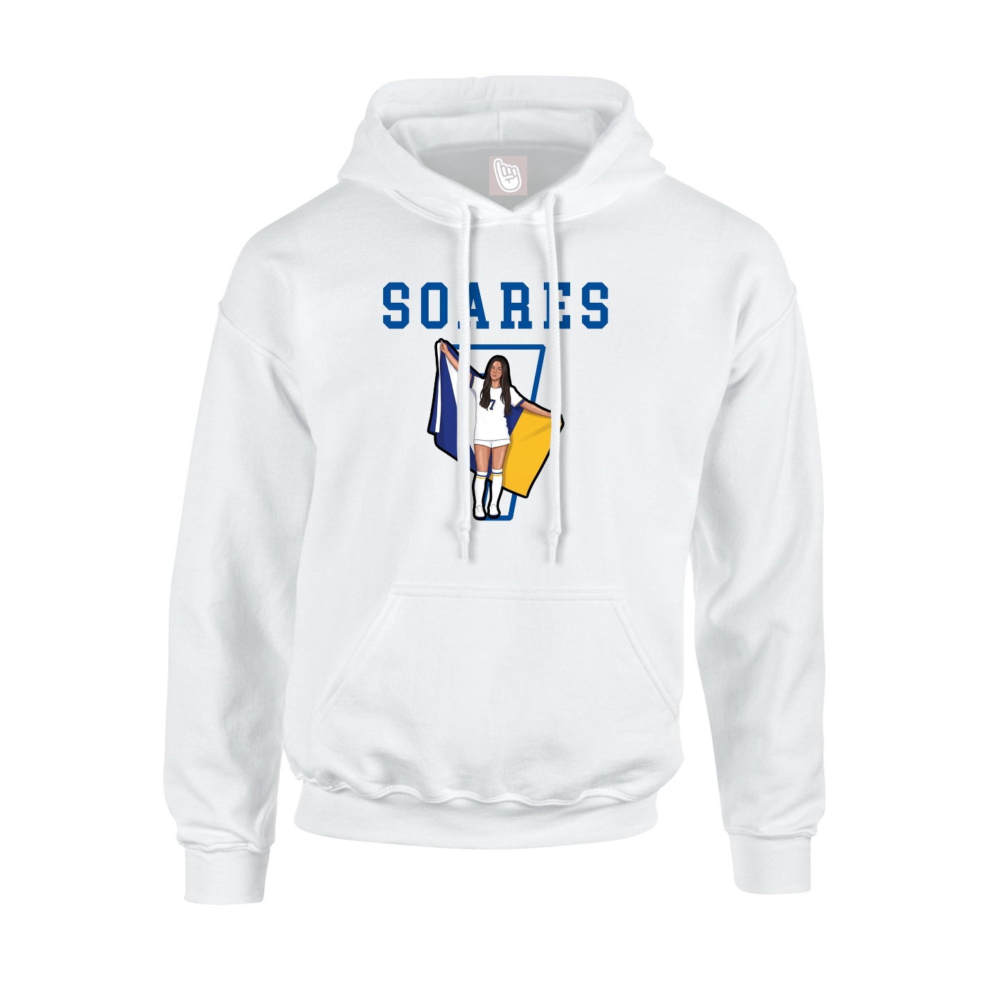 Hoodie — Shirsey in White