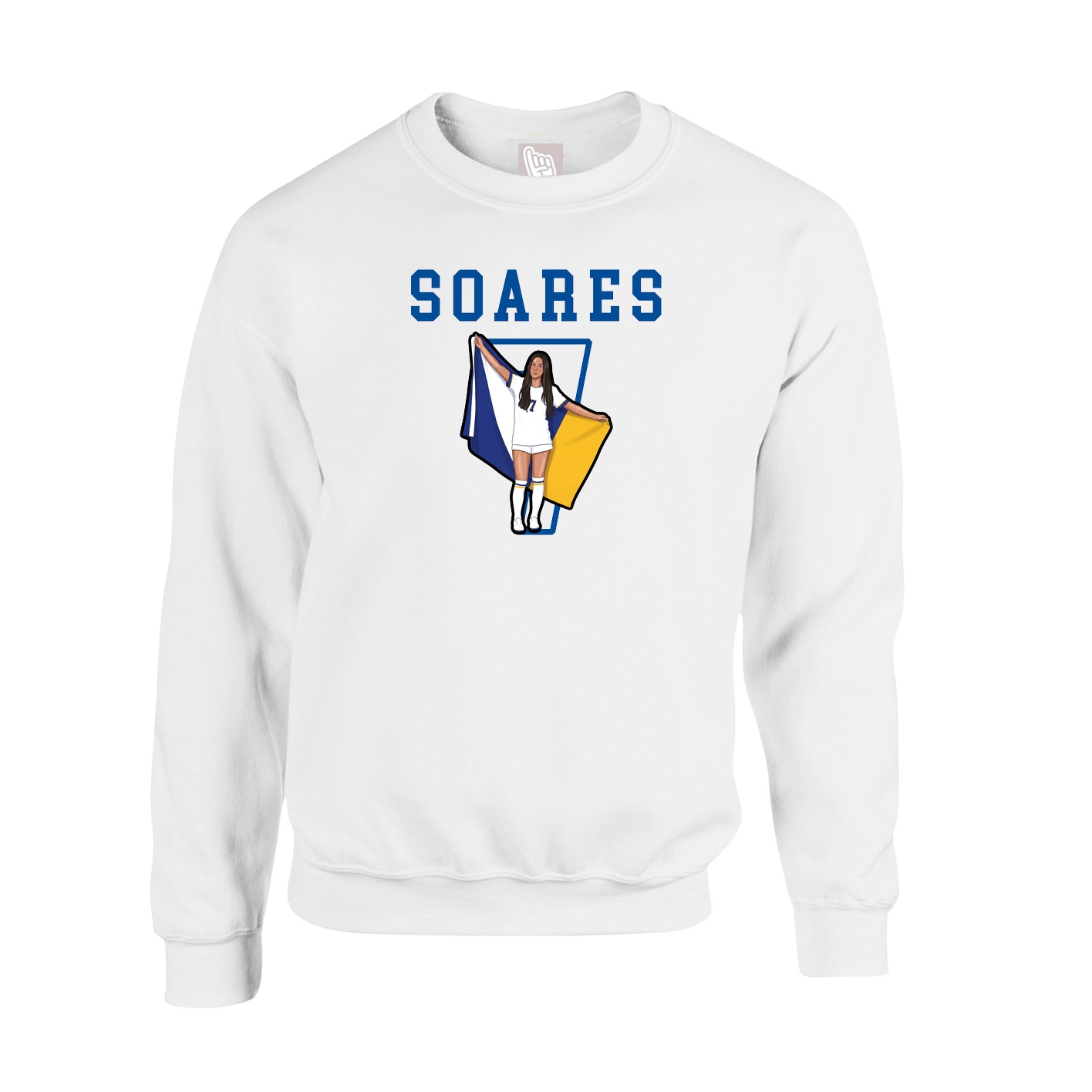 Fleece Crew — Shirsey in White