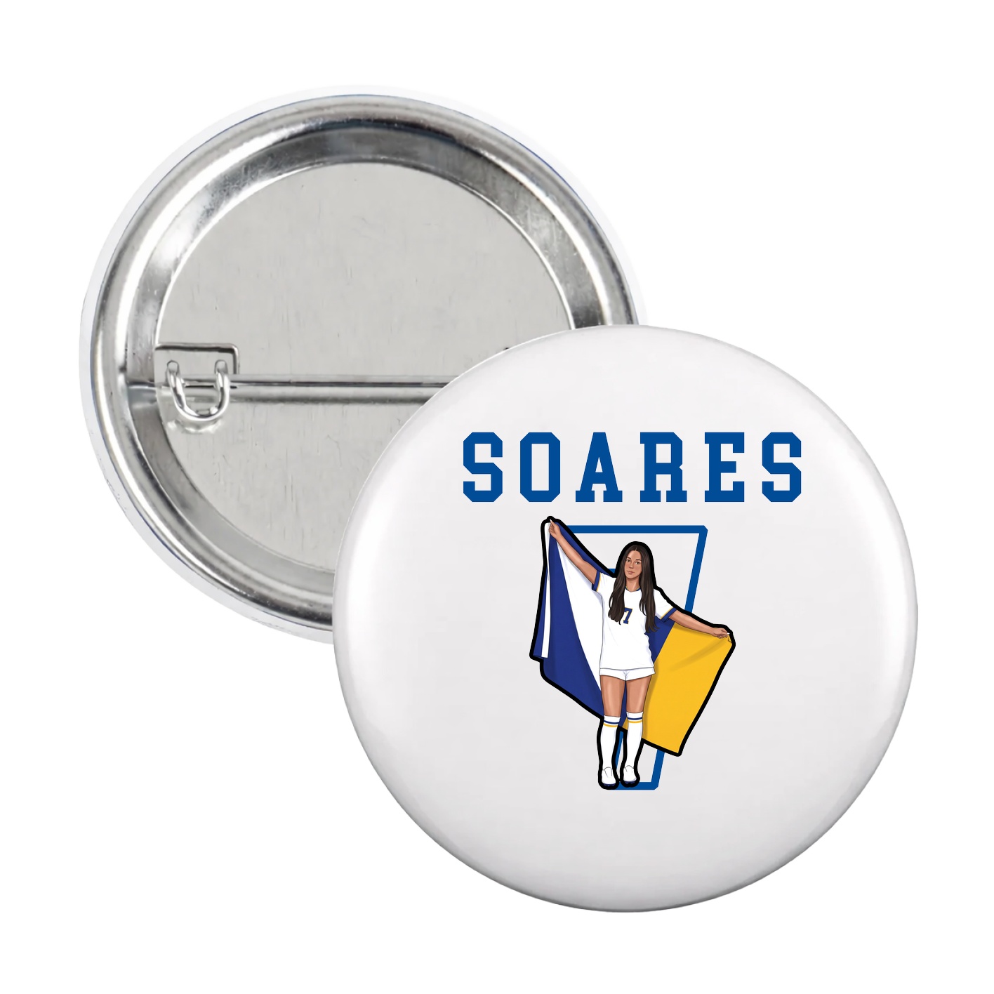 Game Day Button — Shirsey in White
