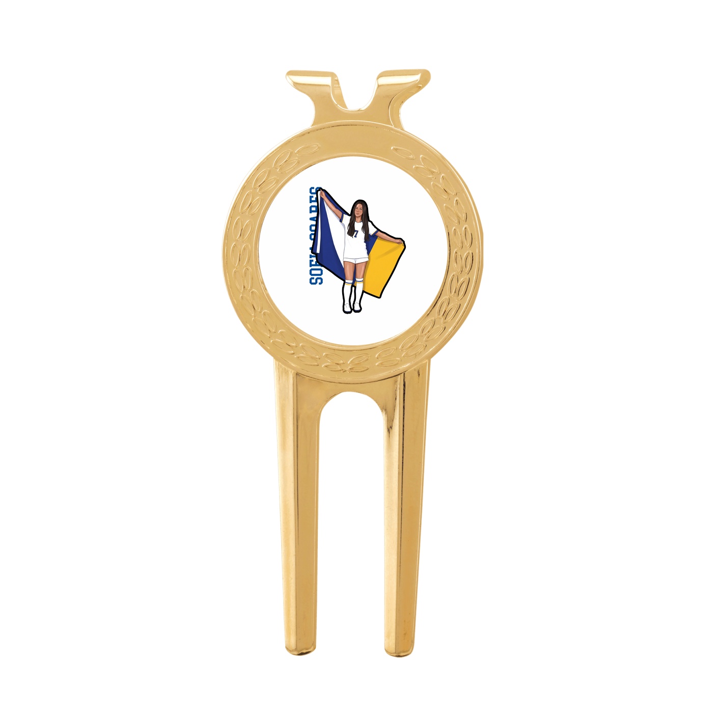 Divot Tool with Ball Marker — Name Vertical in Classic