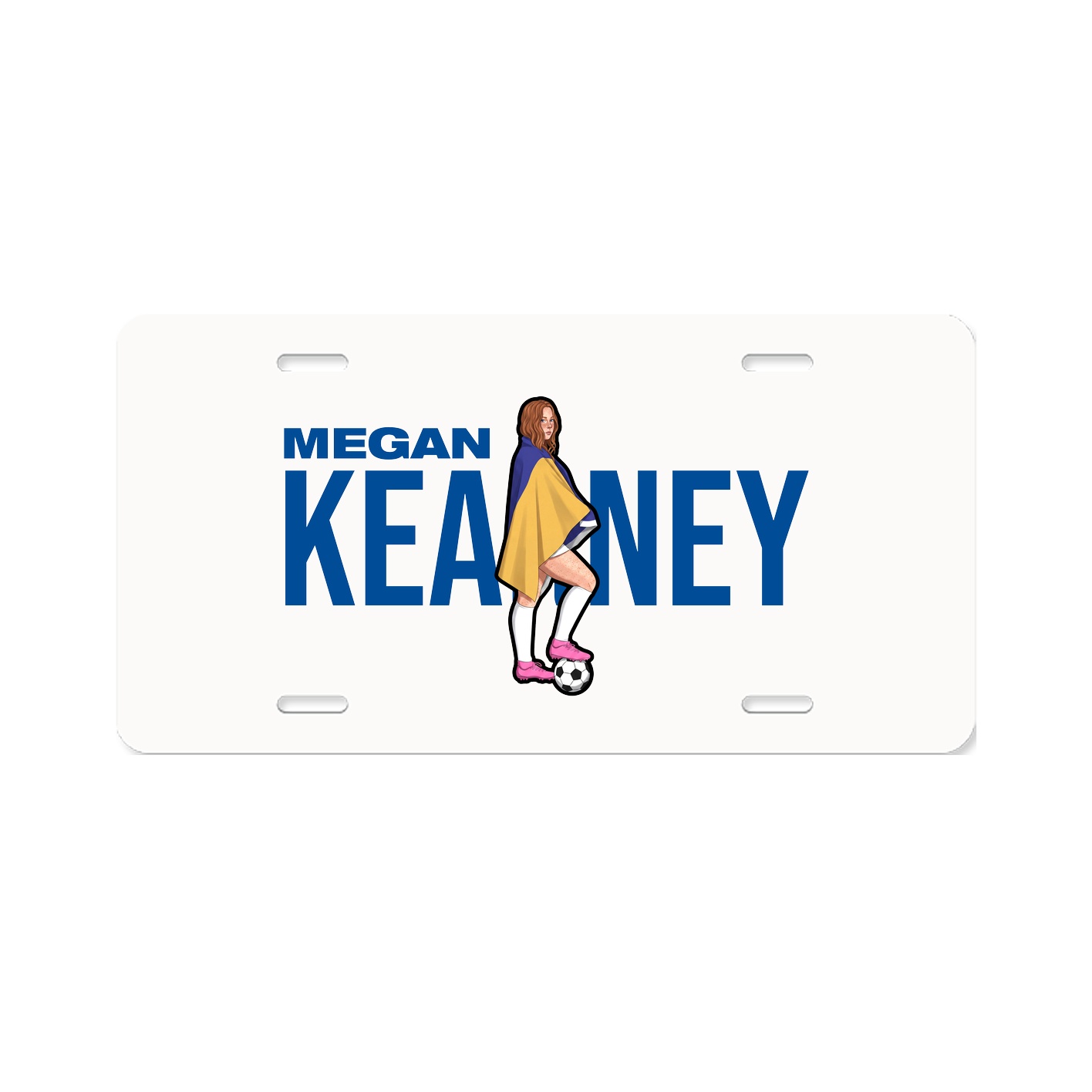 License Plate — Player Name in Classic