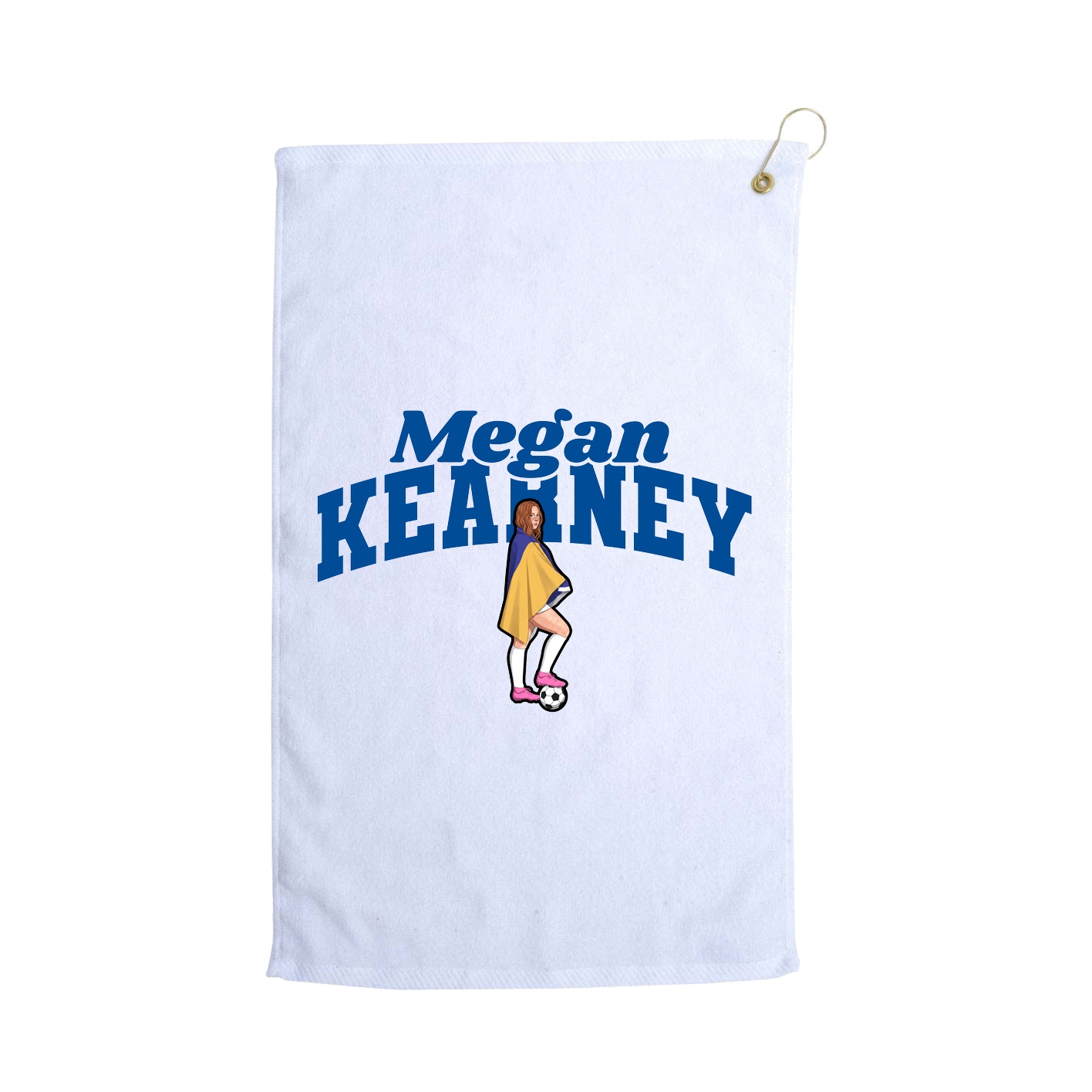 Golf Towel — Signature Arch in White