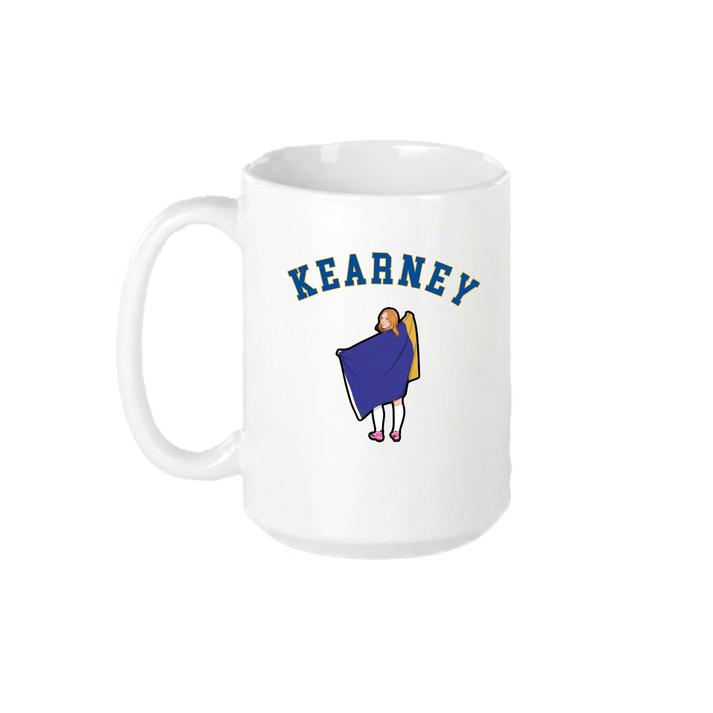 15oz Coffee Mug — Shirsey Arch in White