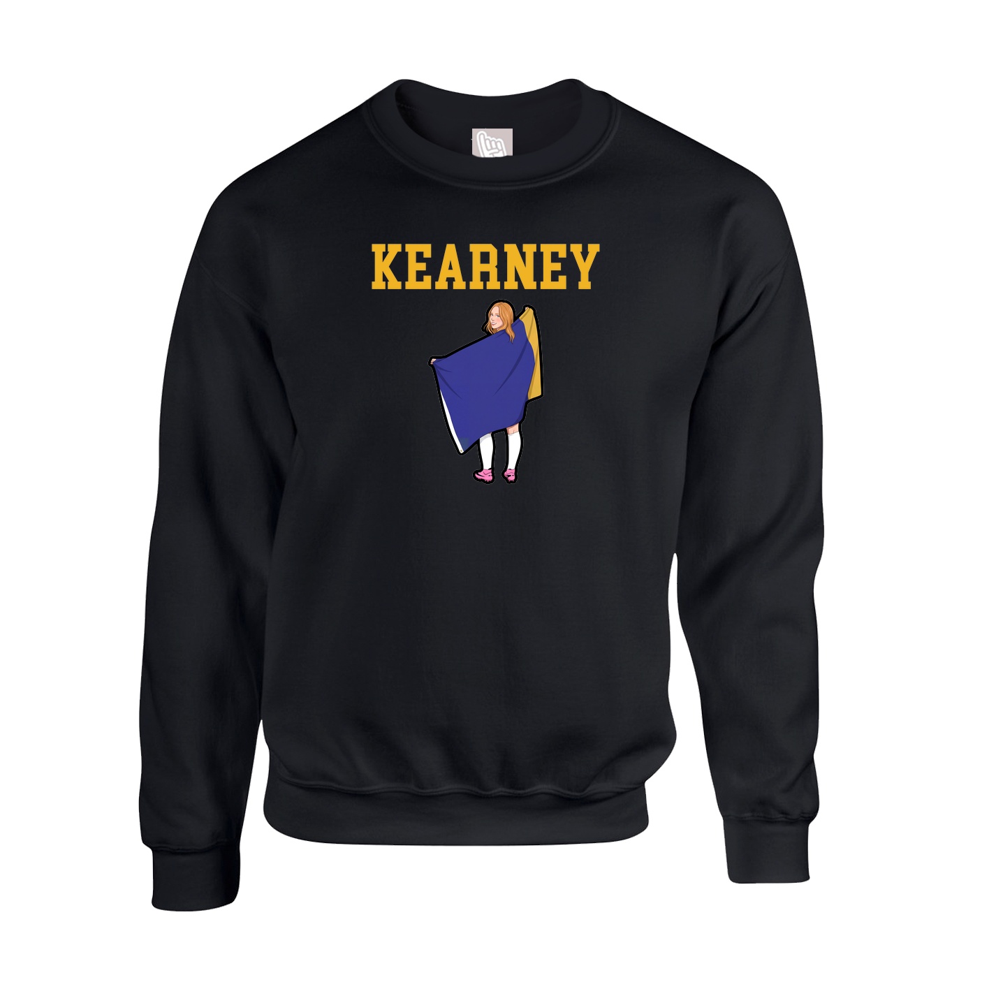 Fleece Crew — Shirsey in Black