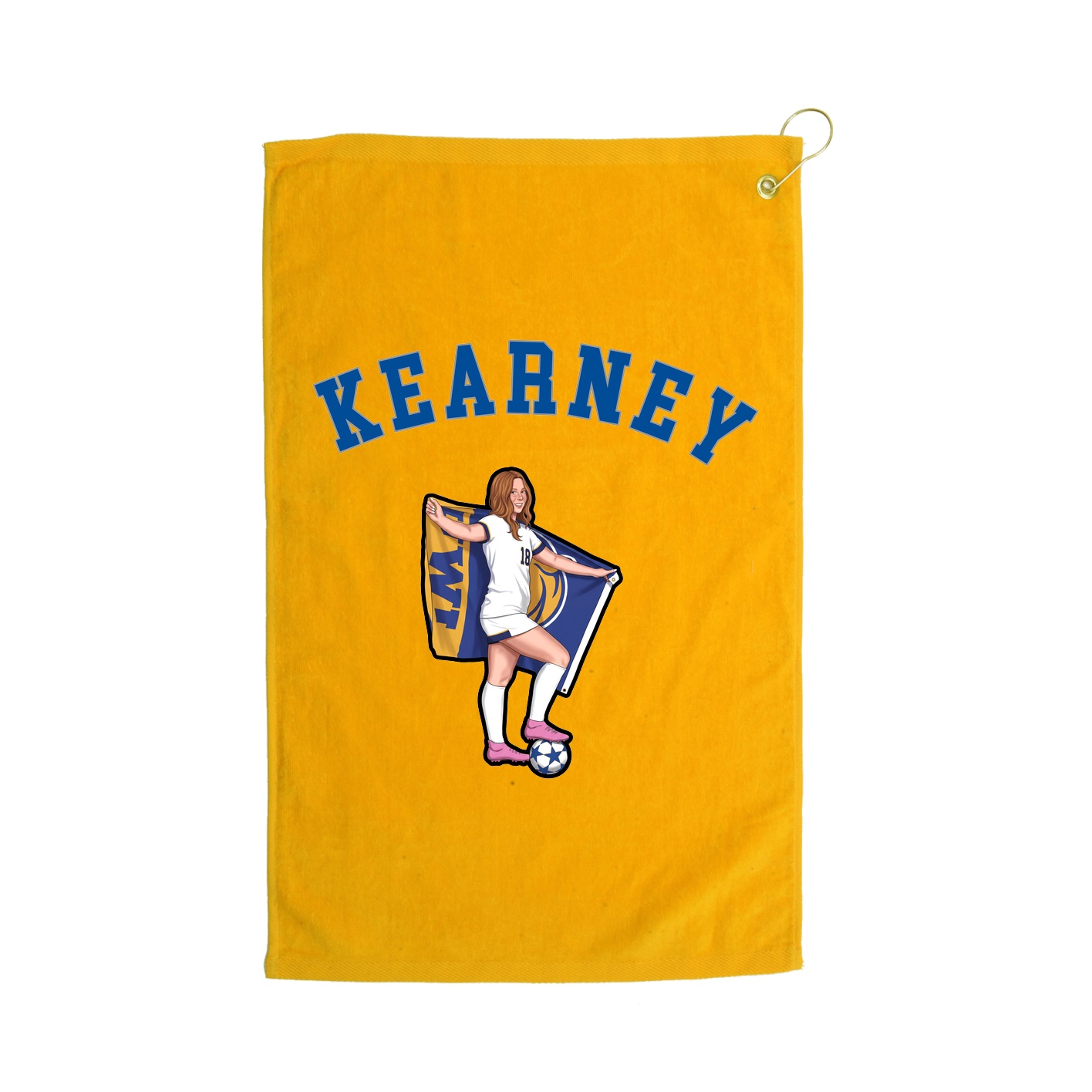 Golf Towel — Shirsey Arch in Gold
