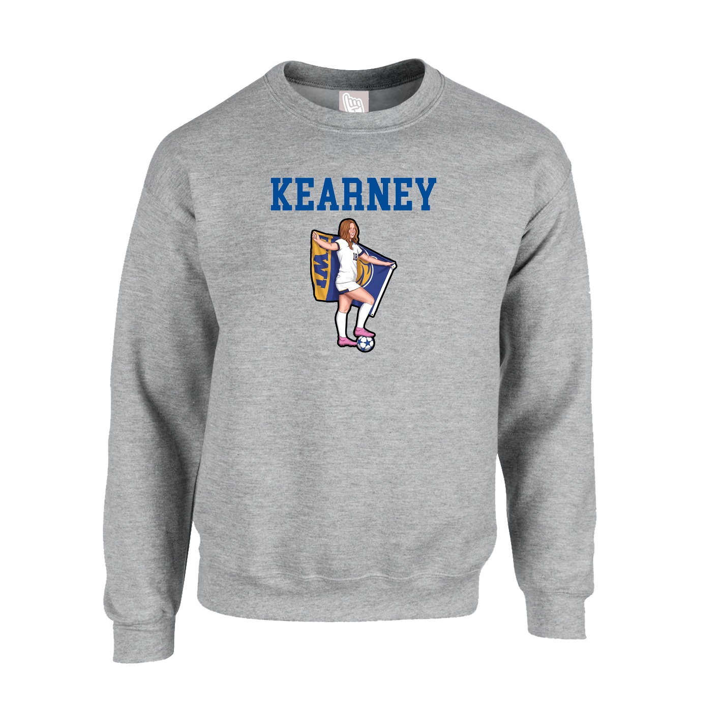 Fleece Crew — Shirsey in Grey