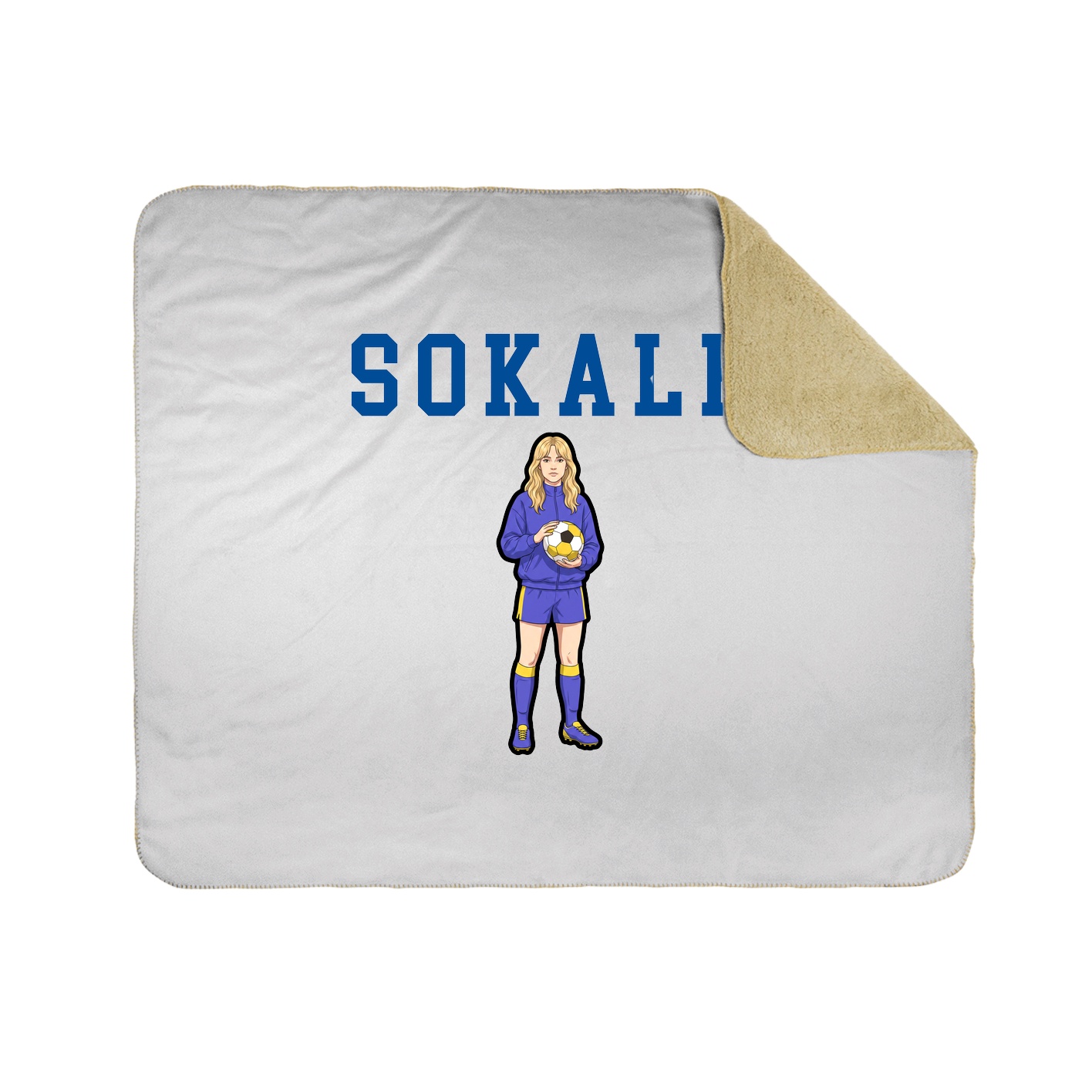 Throw Blanket — Shirsey in White