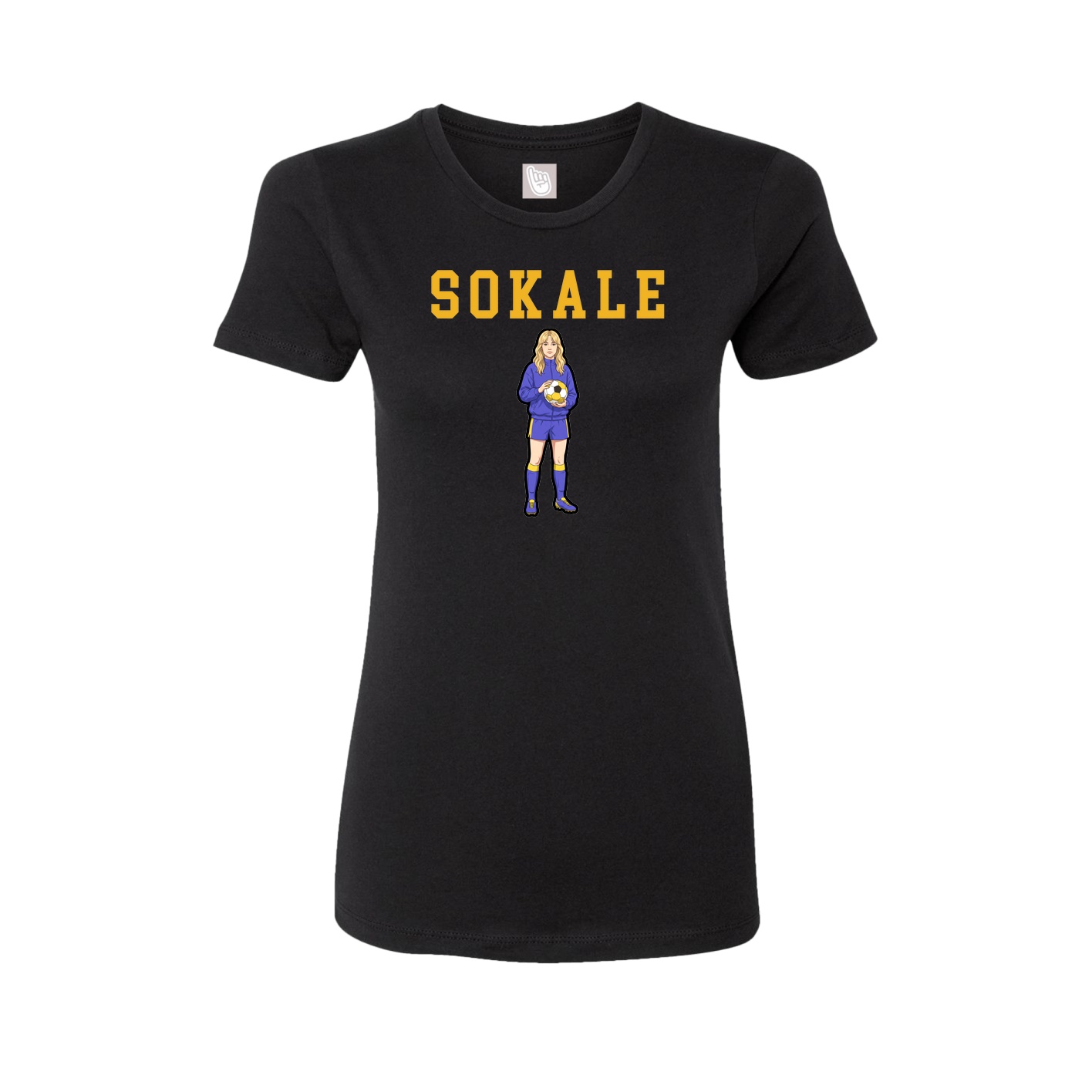 Fitted Women's Tee — Shirsey in Black