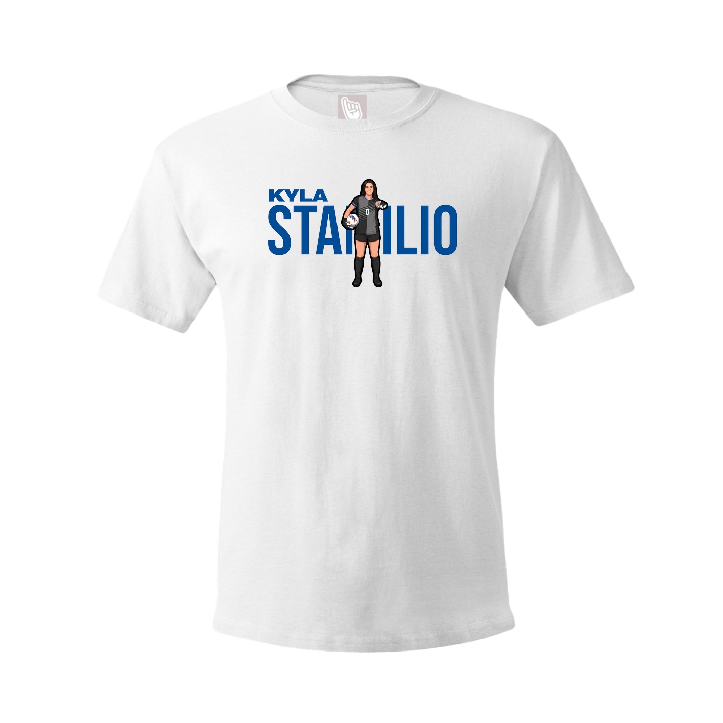 Youth Tee — Player Name in White