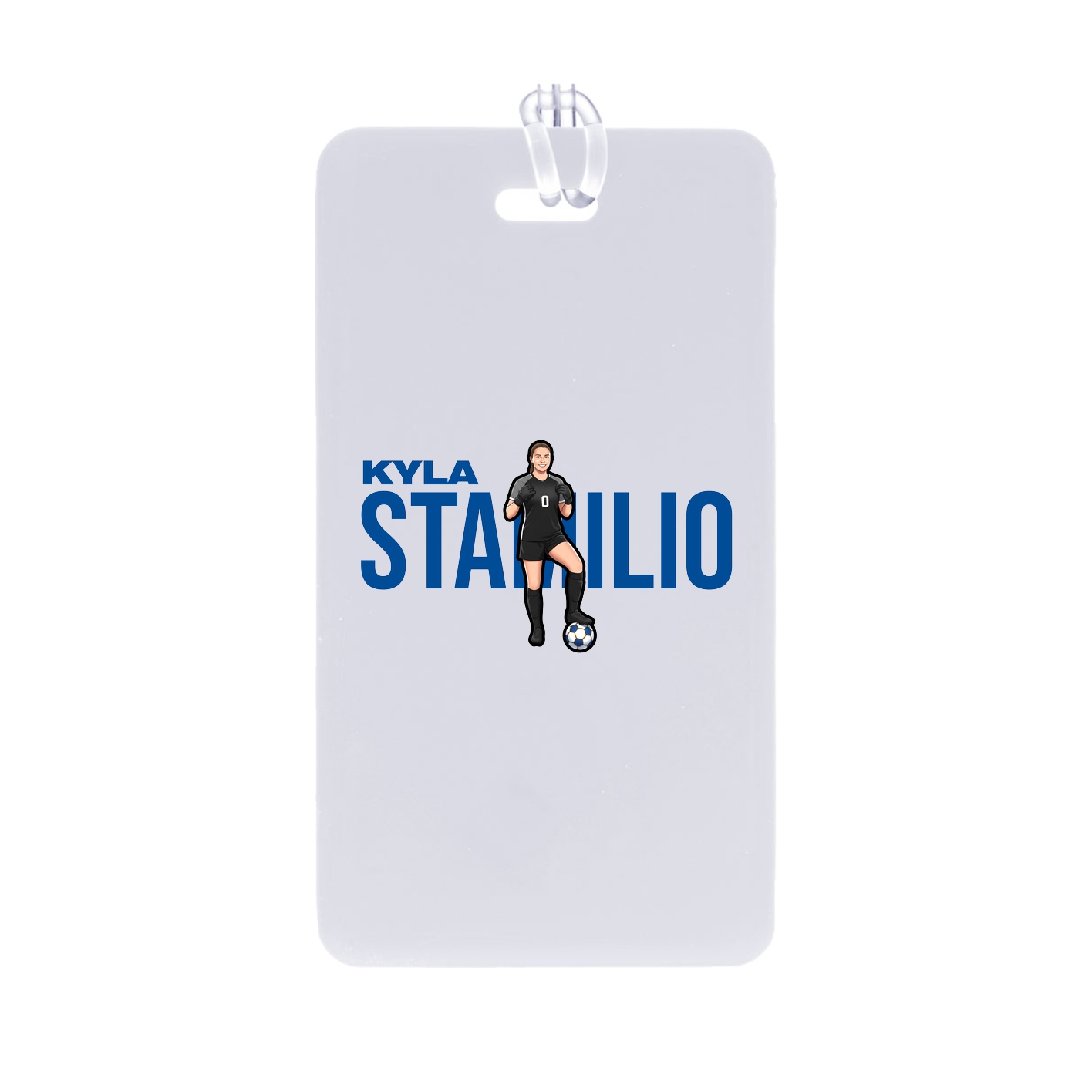 Bag Tag — Player Name in Classic