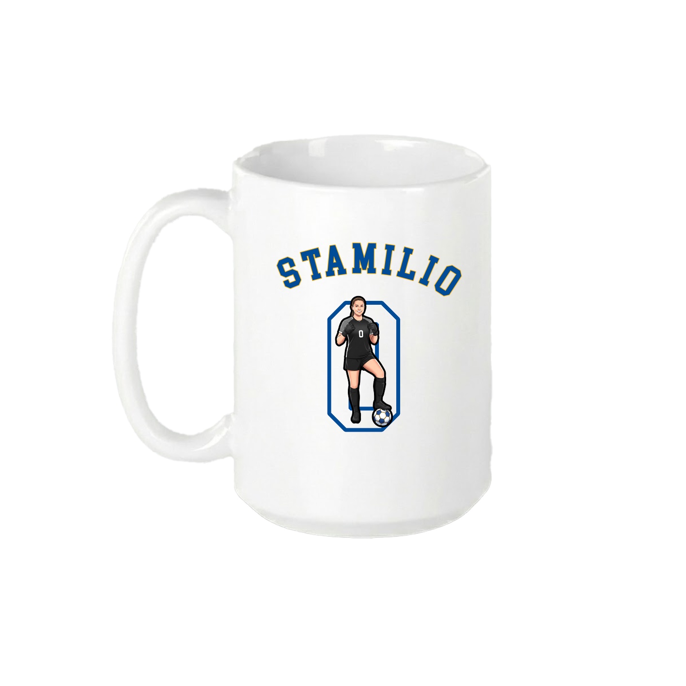 15oz Coffee Mug — Shirsey Arch in White