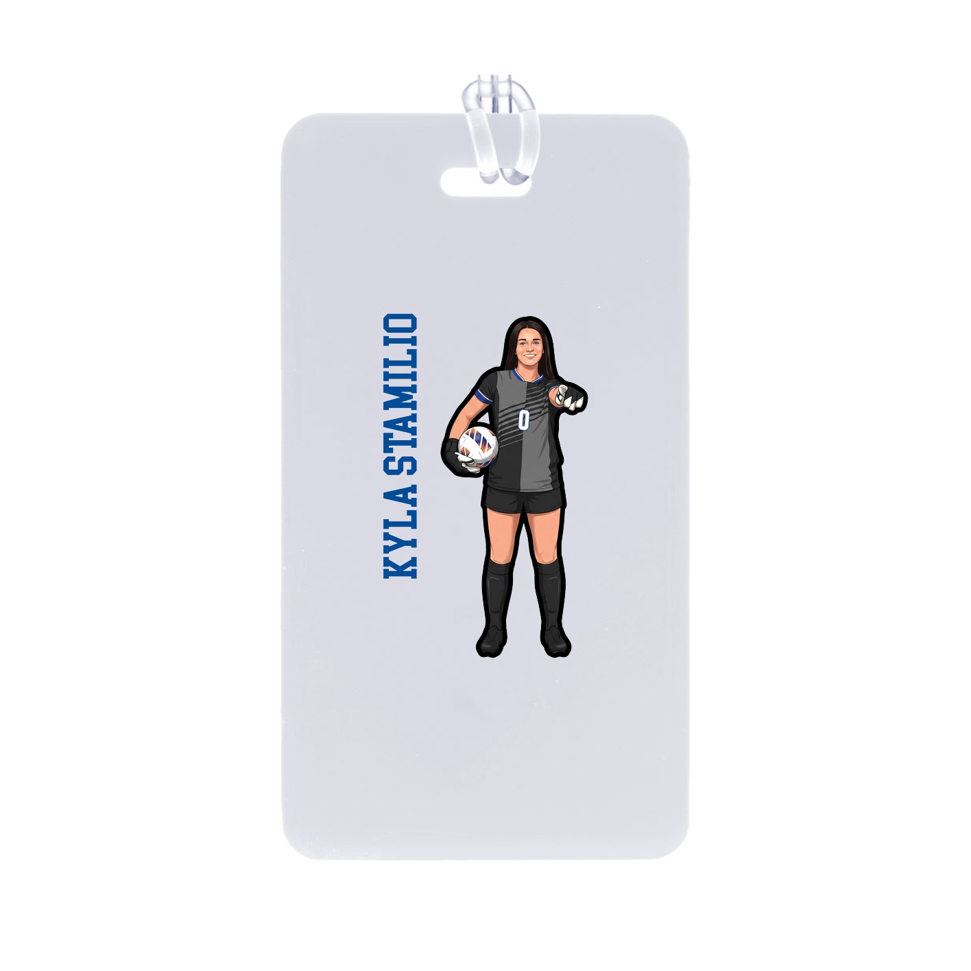 Bag Tag — Name Vertical in Classic