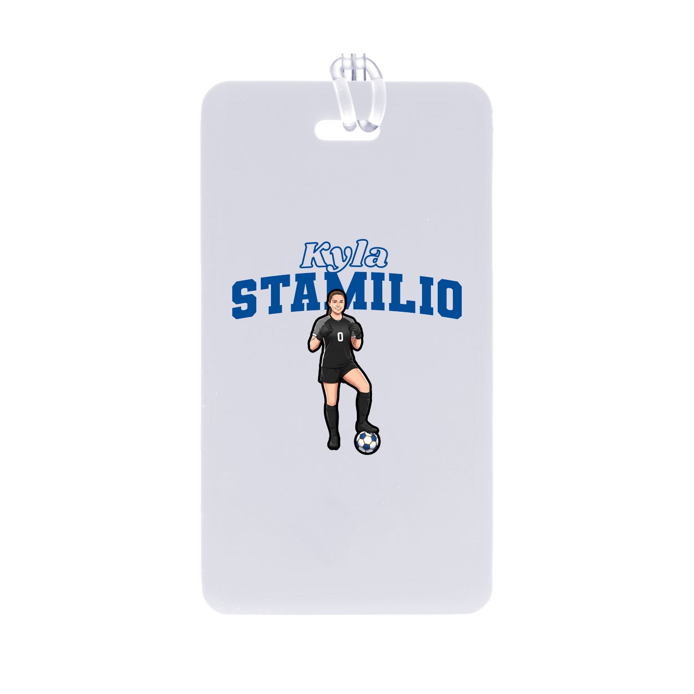 Bag Tag — Name Arch in Classic