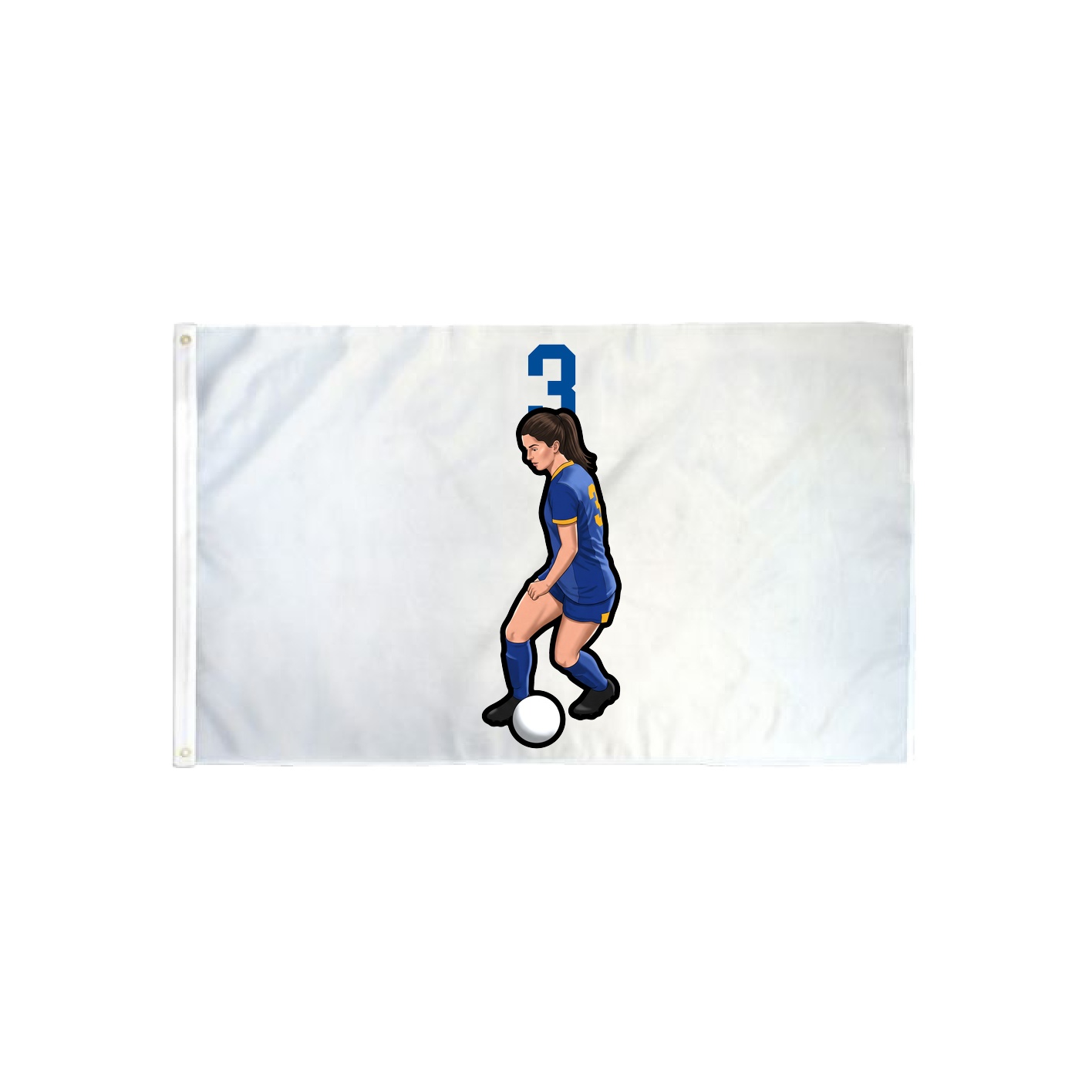 3x5 Flag — Number Top in Classic