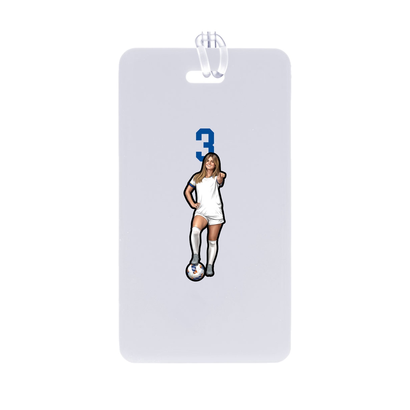 Bag Tag — Number Top in Classic