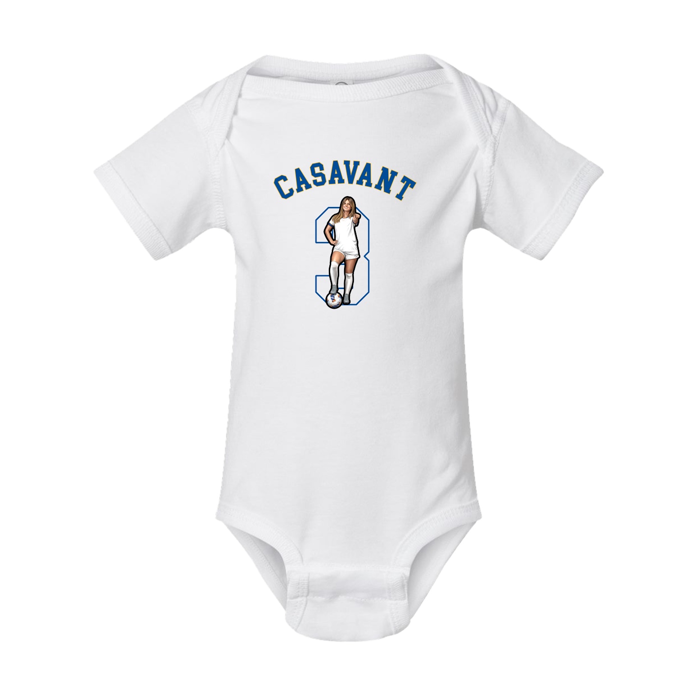 Baby Onesie — Shirsey Arch in White