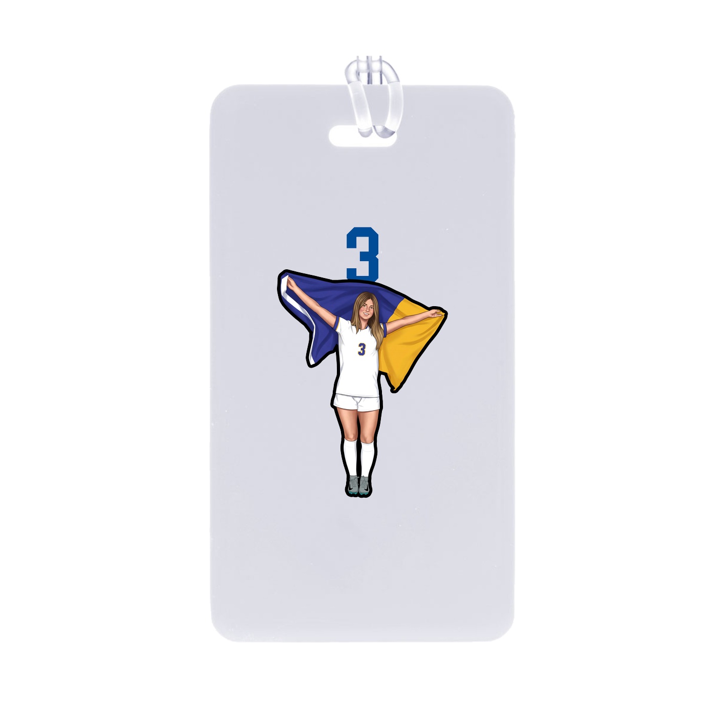 Bag Tag — Number Top in Classic