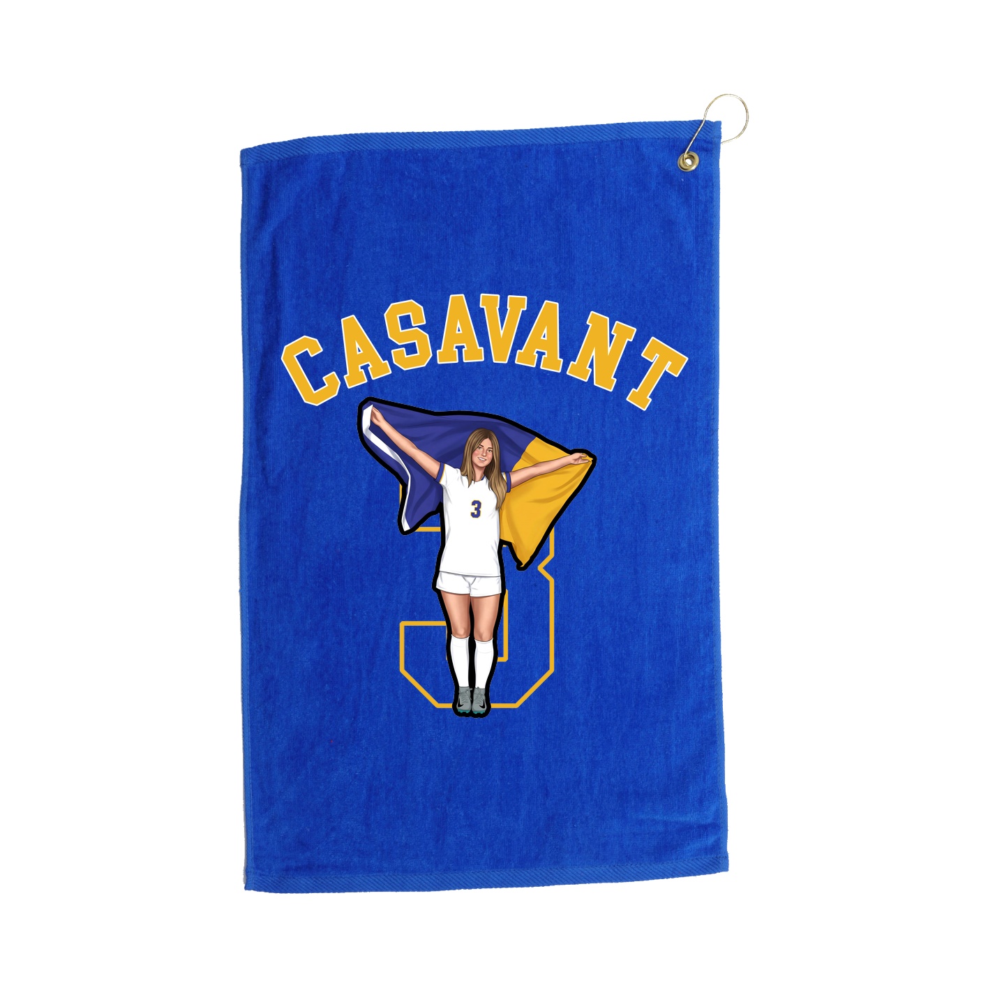 Golf Towel — Shirsey Arch in Royal