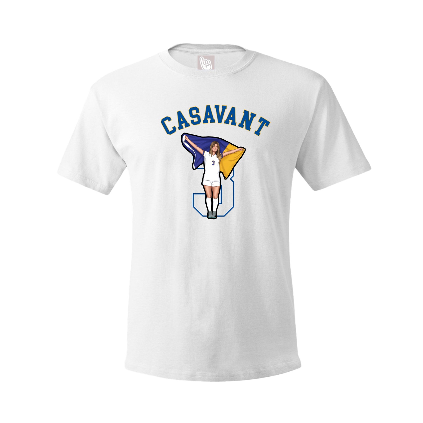 Tee — Shirsey Arch in White