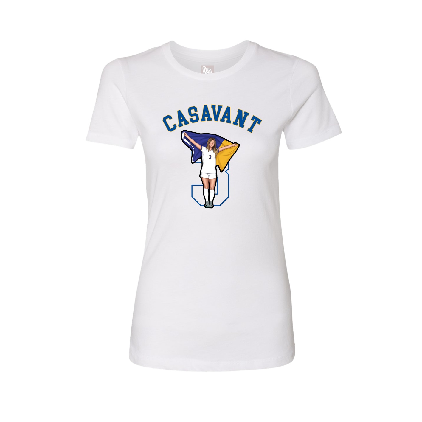 Womens Tee — Shirsey Arch in White