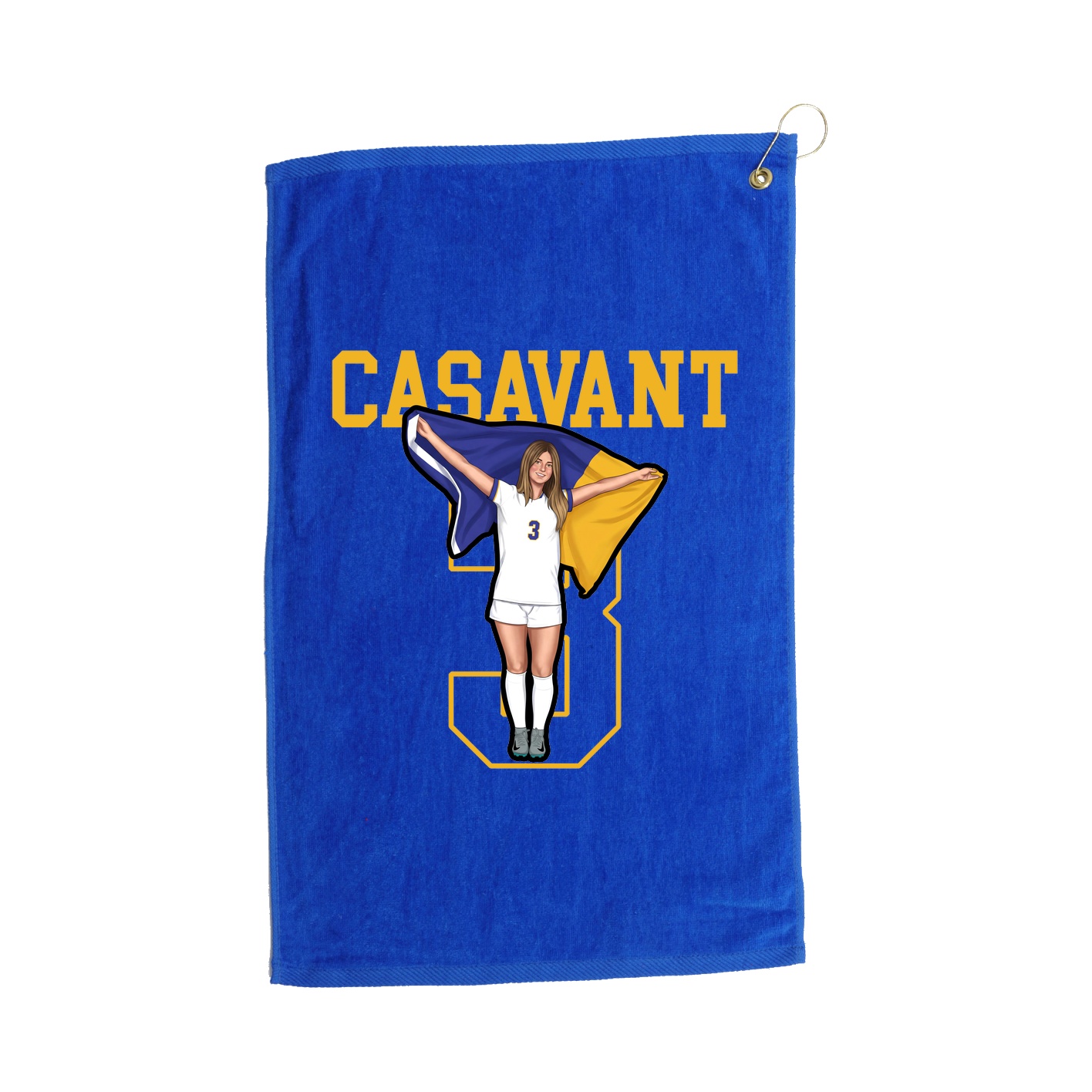 Golf Towel — Shirsey in Royal