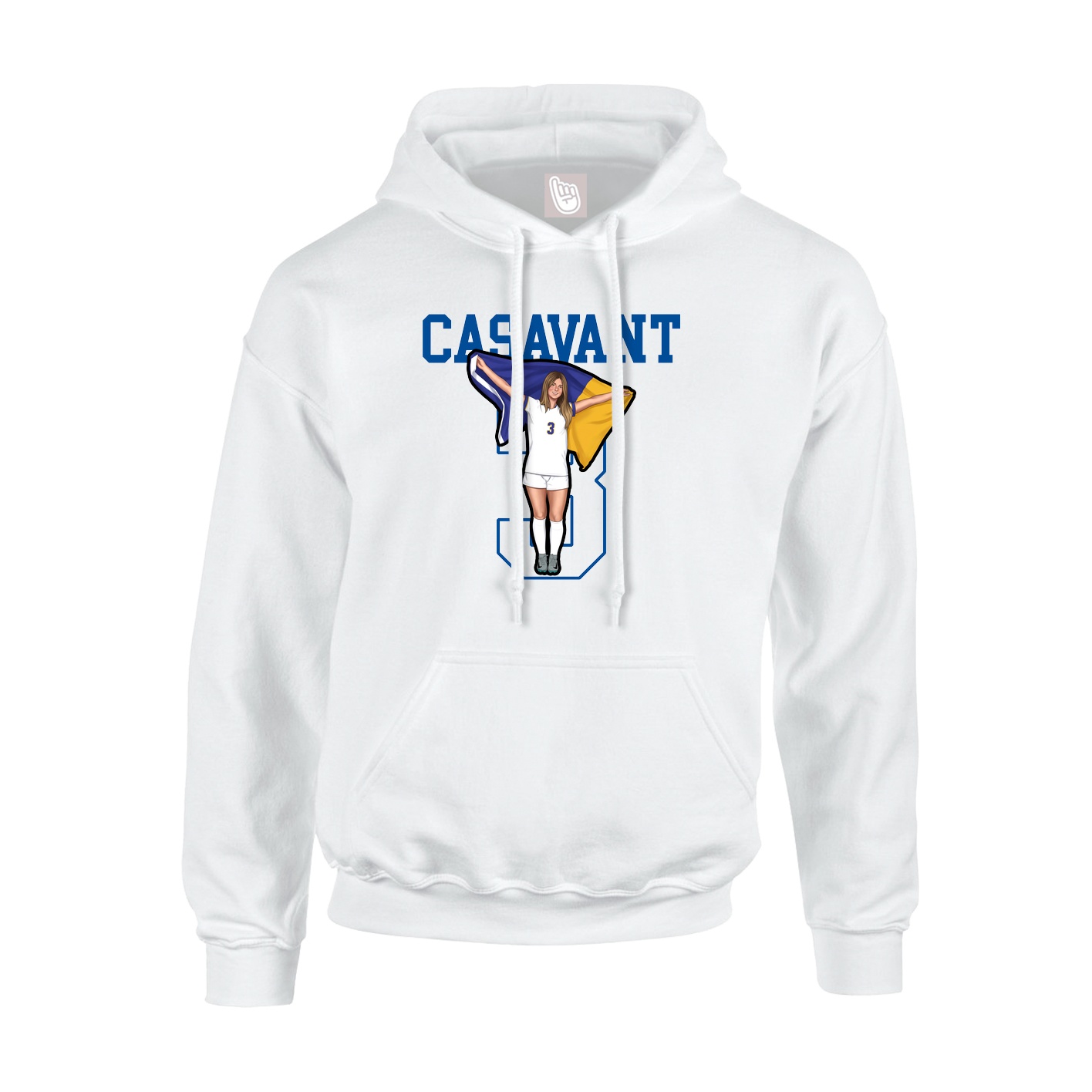 Youth Hoodie — Shirsey in White