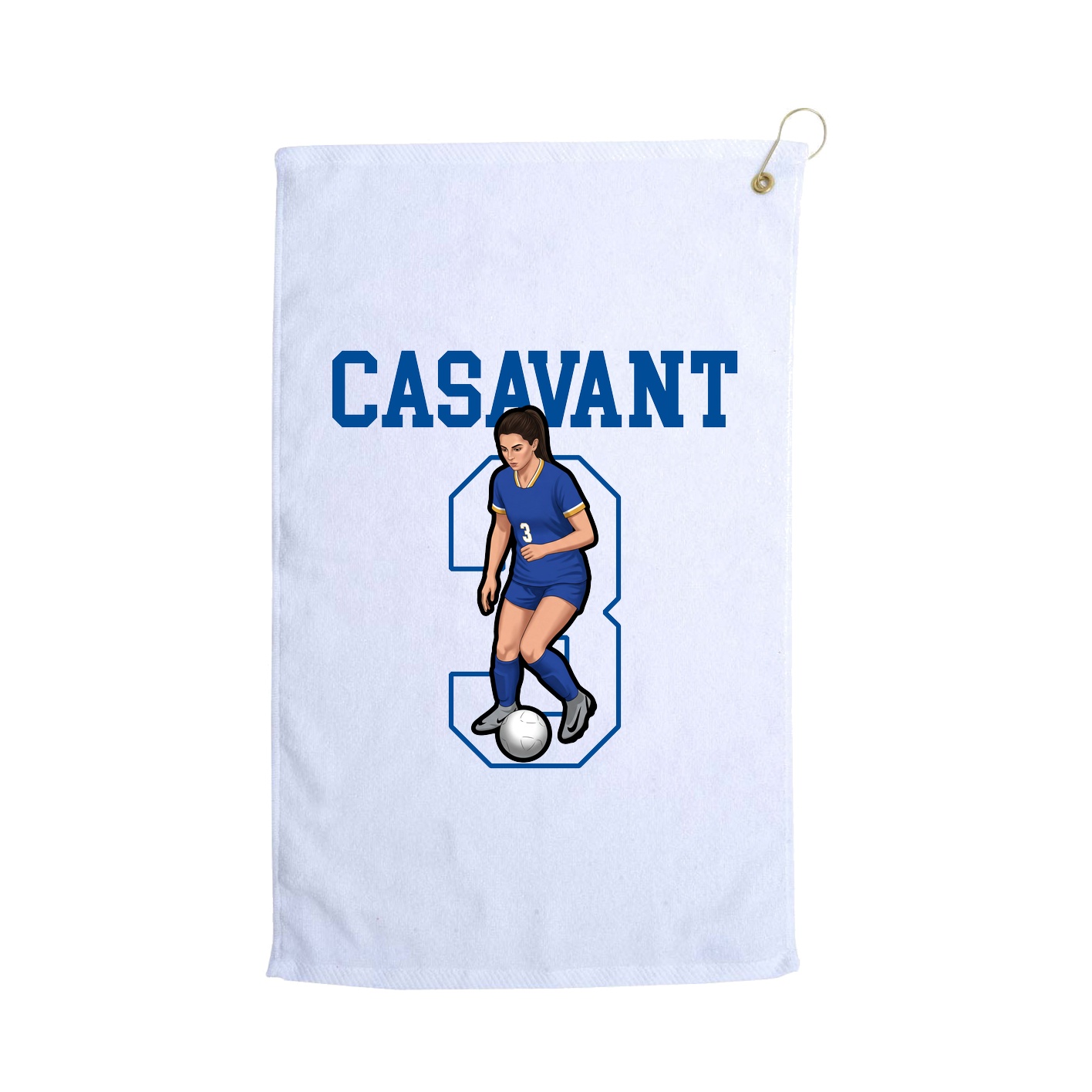 Golf Towel — Shirsey in White
