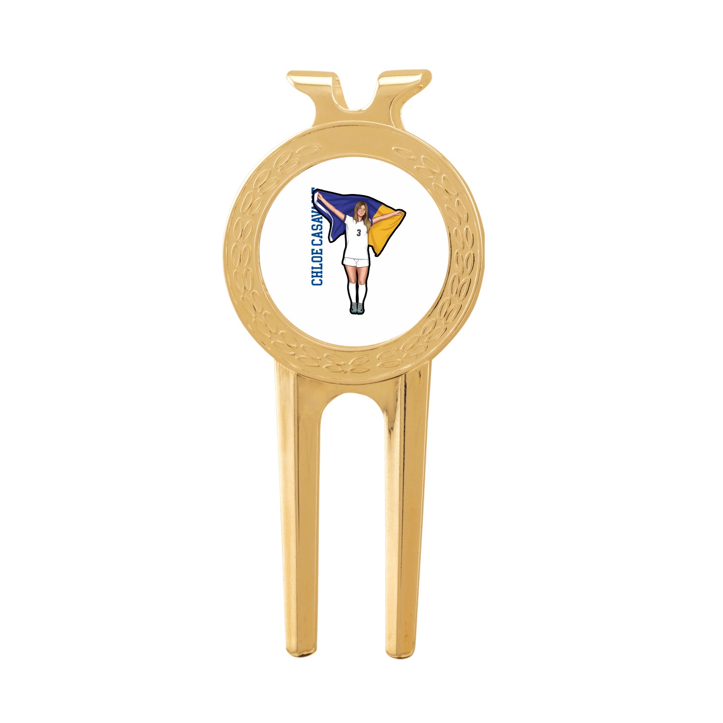 Divot Tool with Ball Marker — Name Vertical in Classic