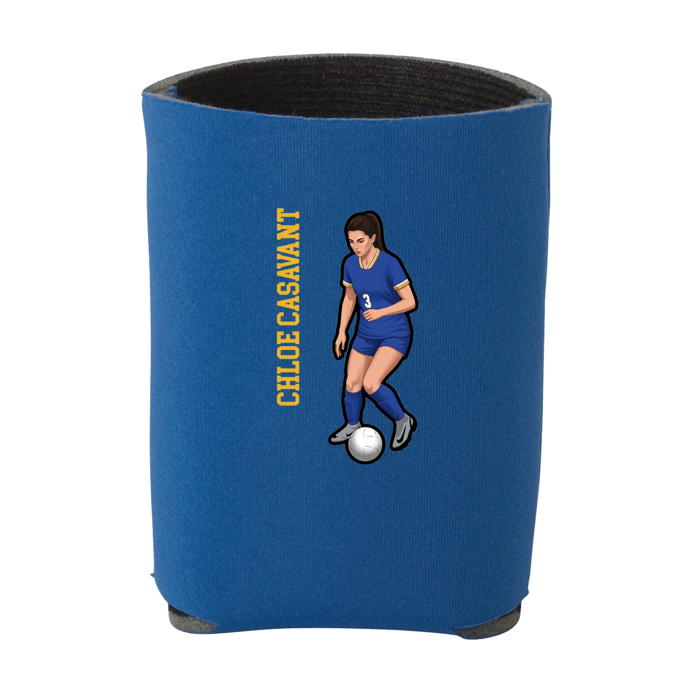 Can Holder — Name Vertical in Royal