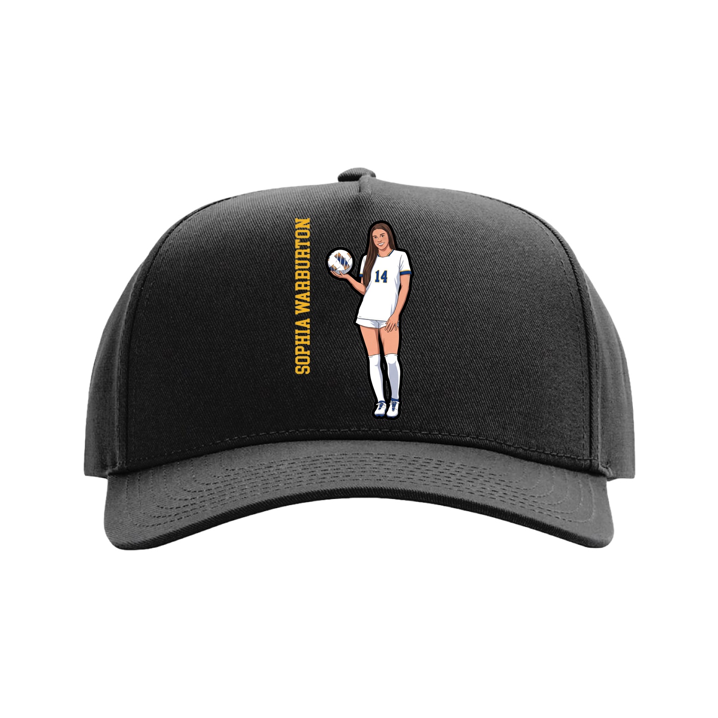 Full Fabric Five-Panel Champ Cap