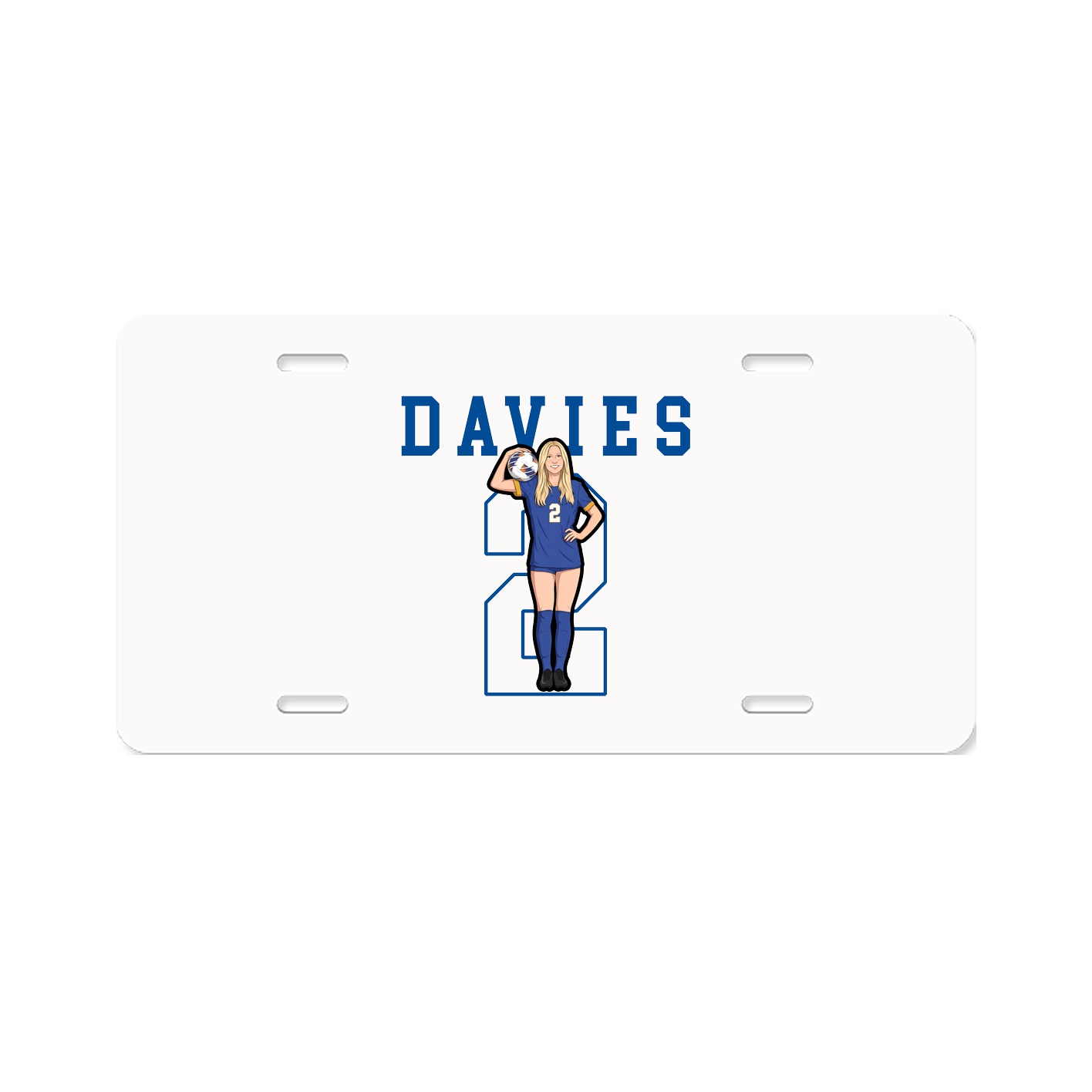License Plate — Shirsey in Classic