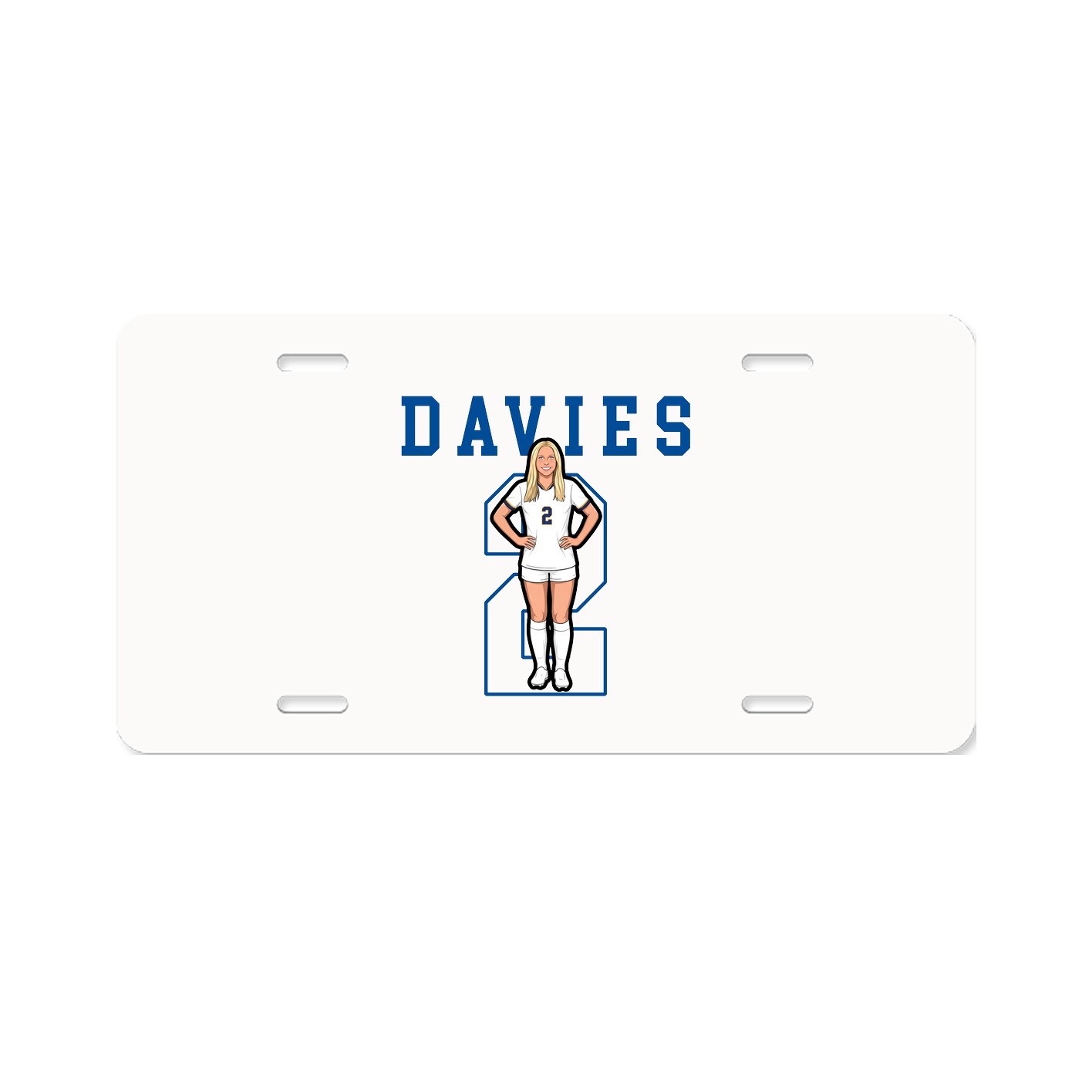 License Plate — Shirsey in Classic