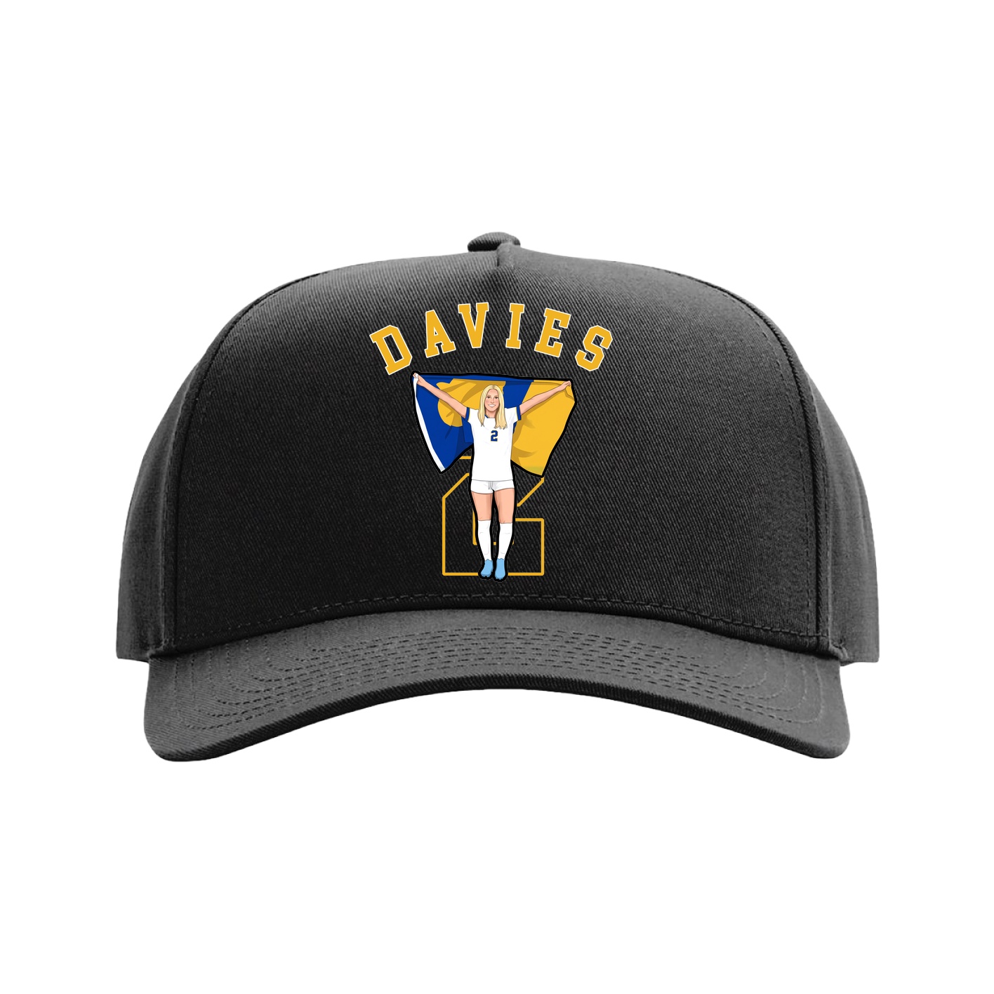Full Fabric Five-Panel Champ Cap