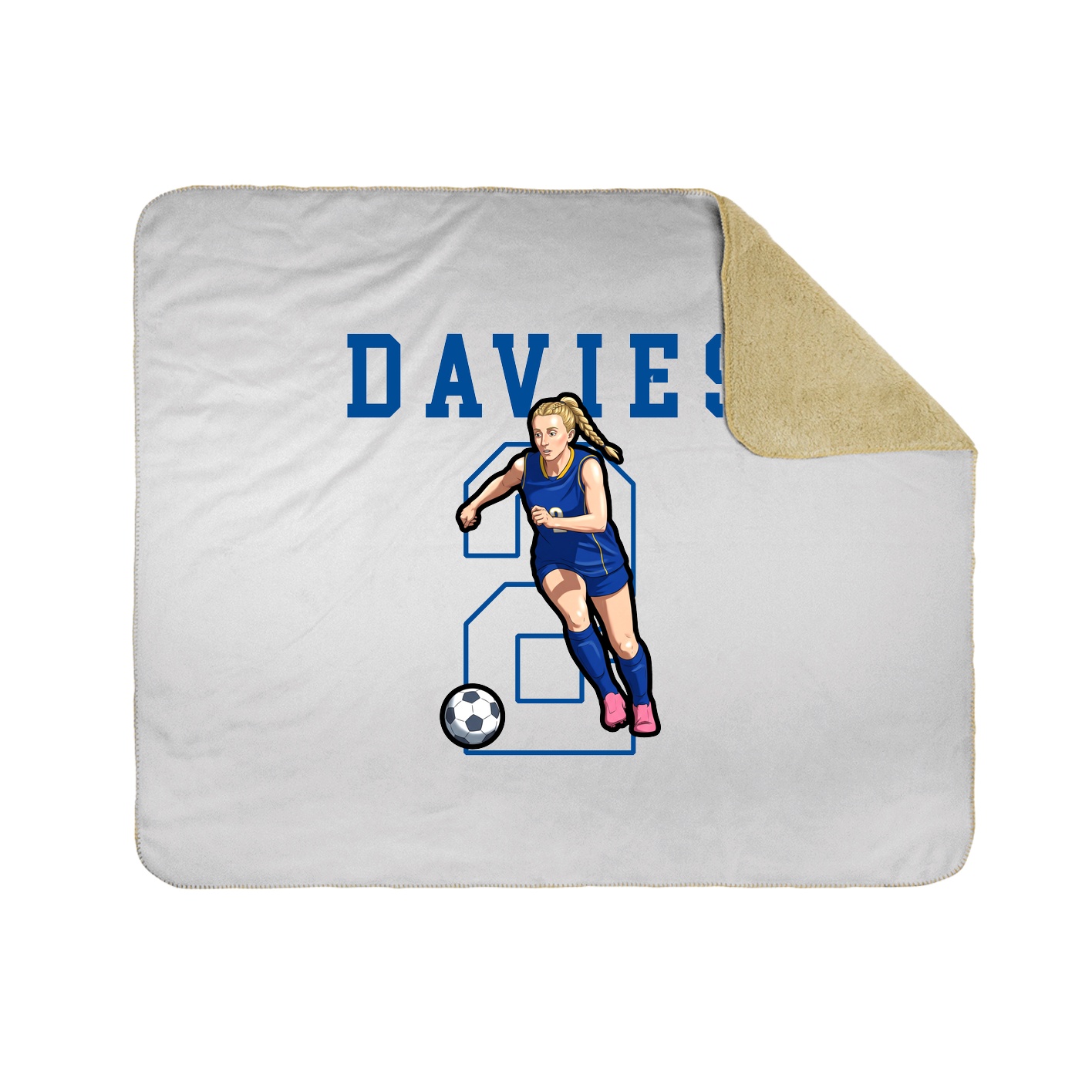 Throw Blanket — Shirsey in White