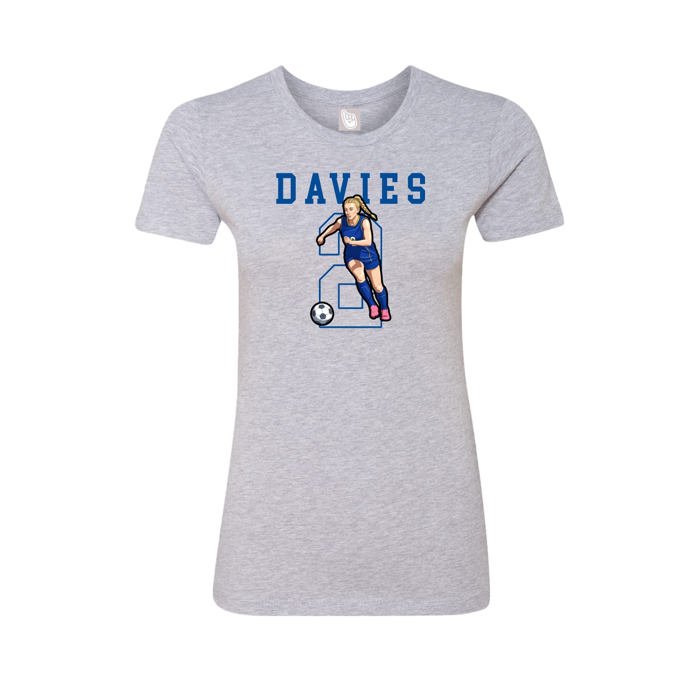 Fitted Women's Tee — Shirsey in Grey