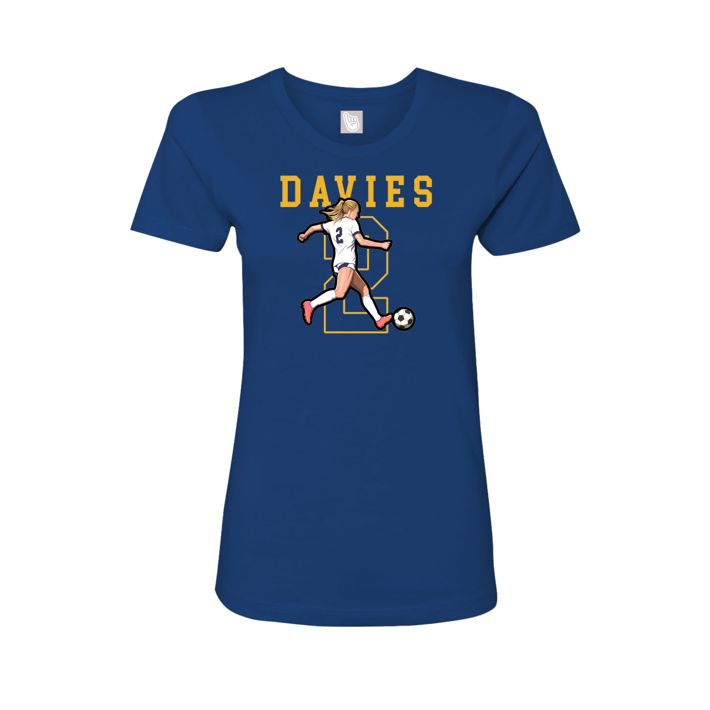 Fitted Women's Tee — Shirsey in Royal