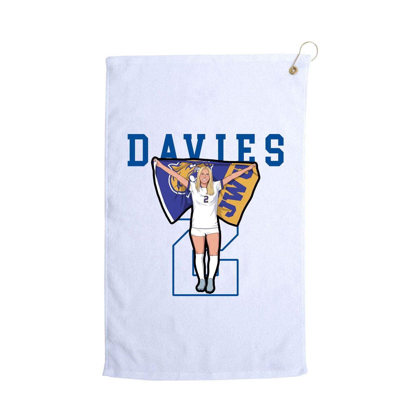 Golf Towel — Shirsey in White