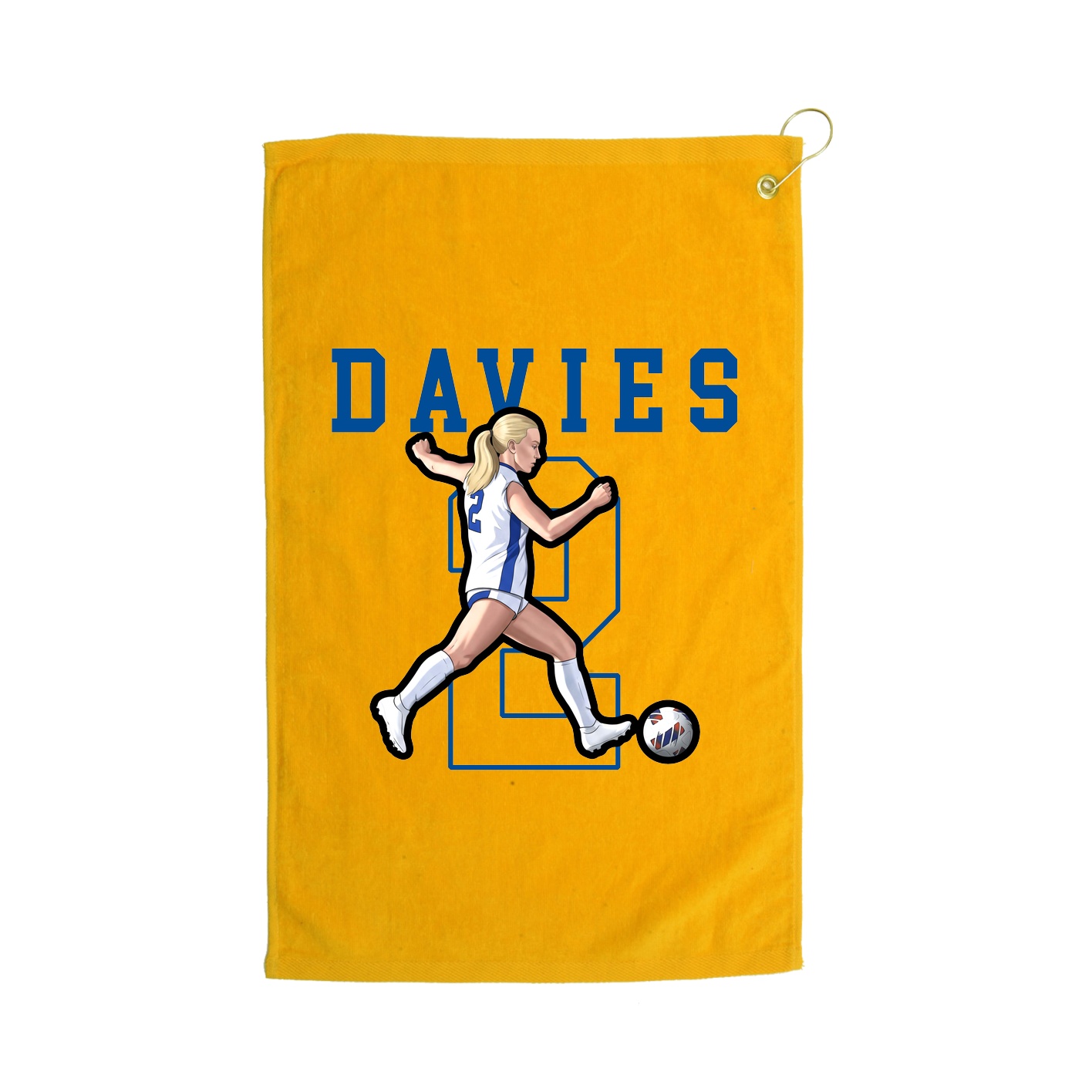 Golf Towel — Shirsey in Gold