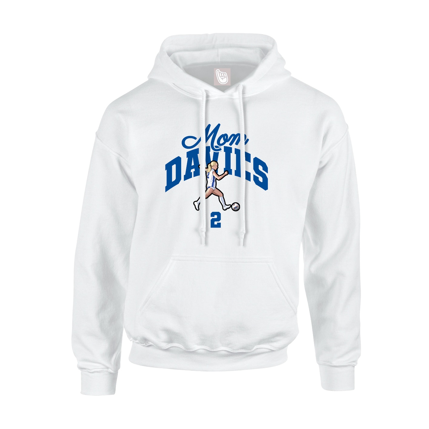 Hoodie — Mothers Day Arch in White