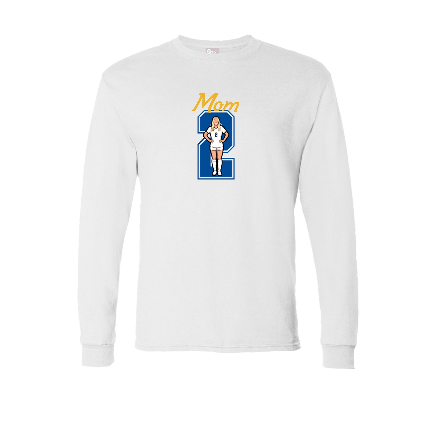 Long Sleeve Tee — Mothers Day Shirsey in White