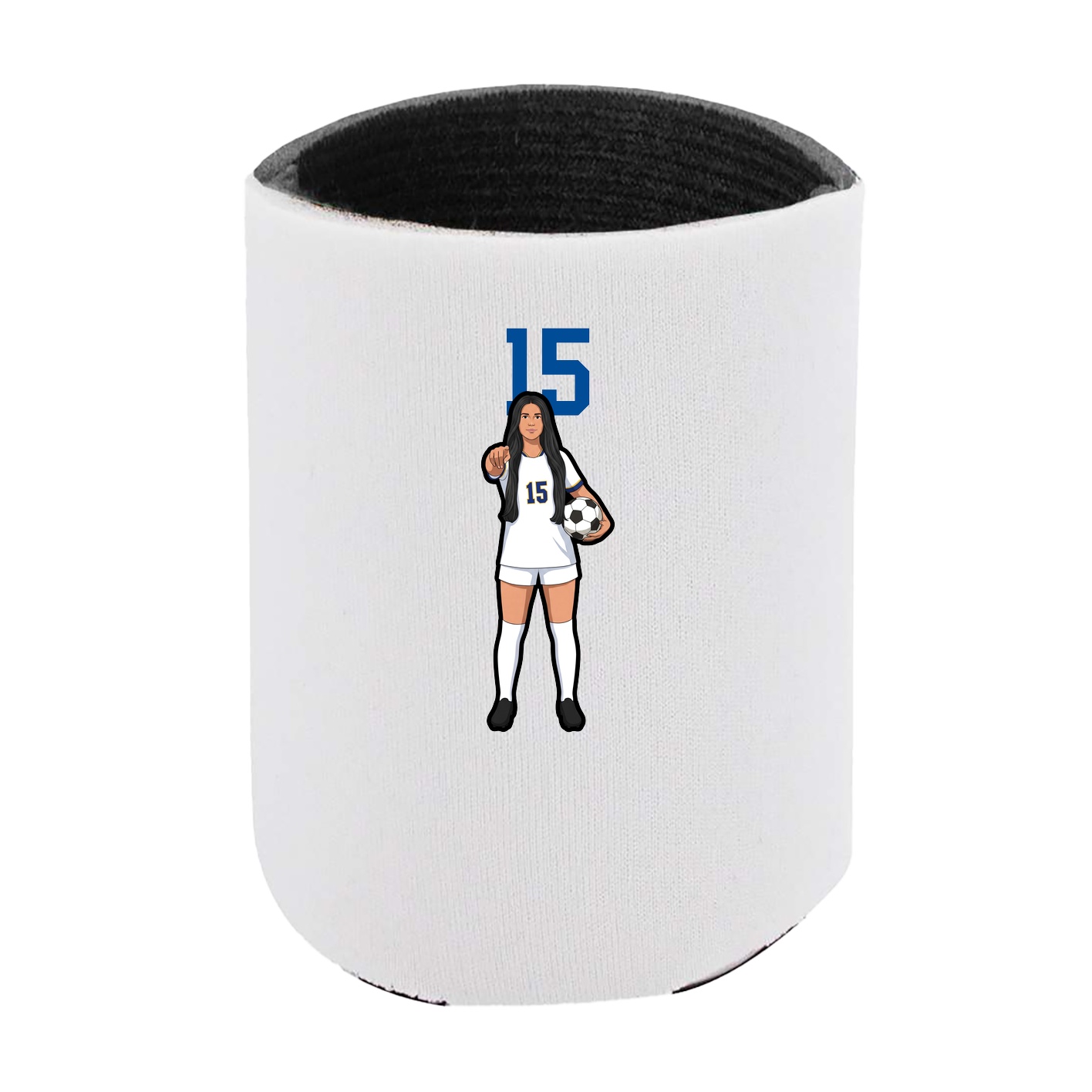 Can Holder — Number Top in White