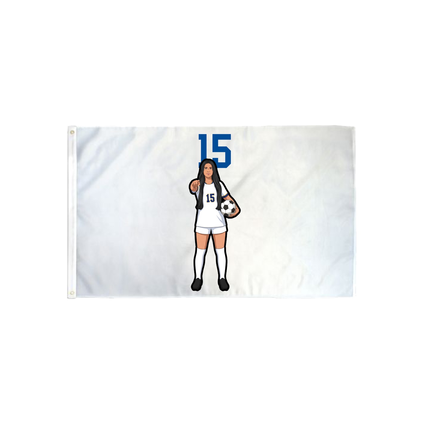 3x5 Flag — Number Top in Classic