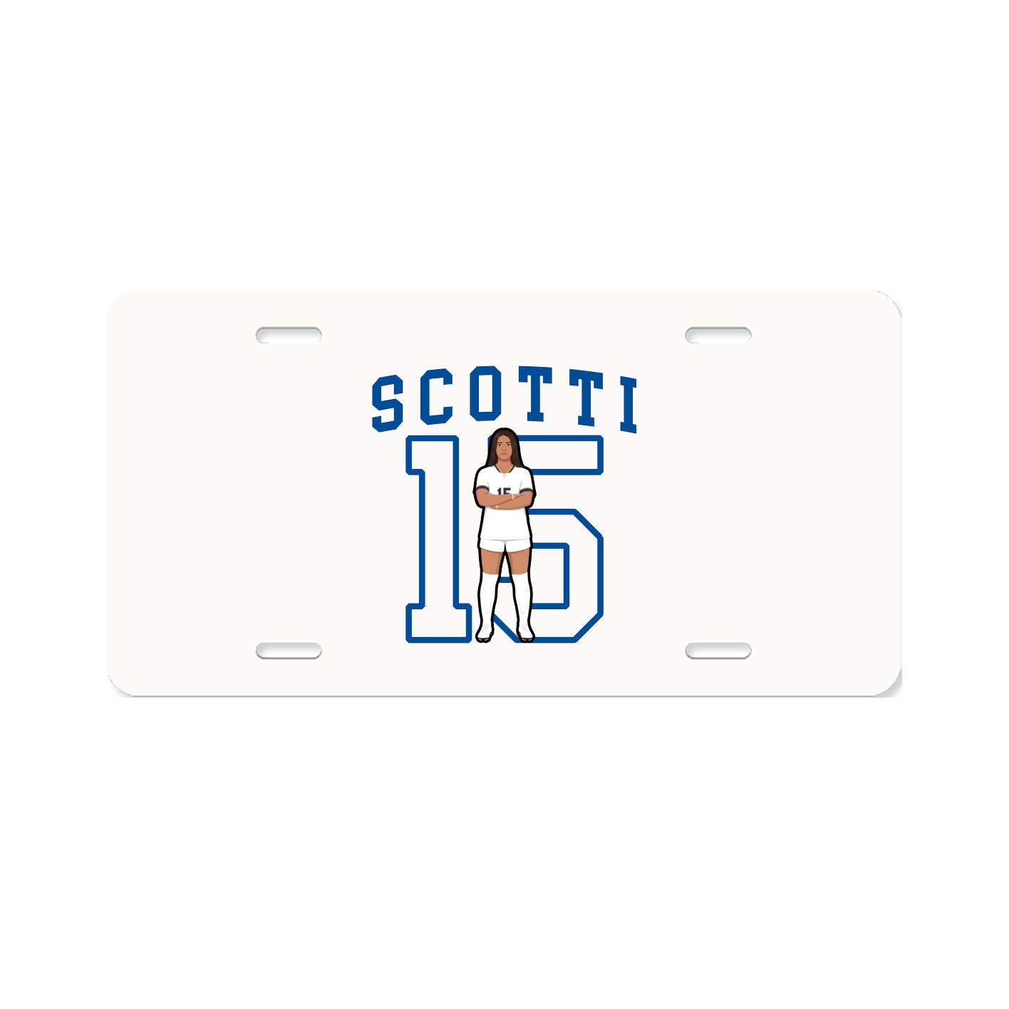 License Plate — Shirsey in Classic