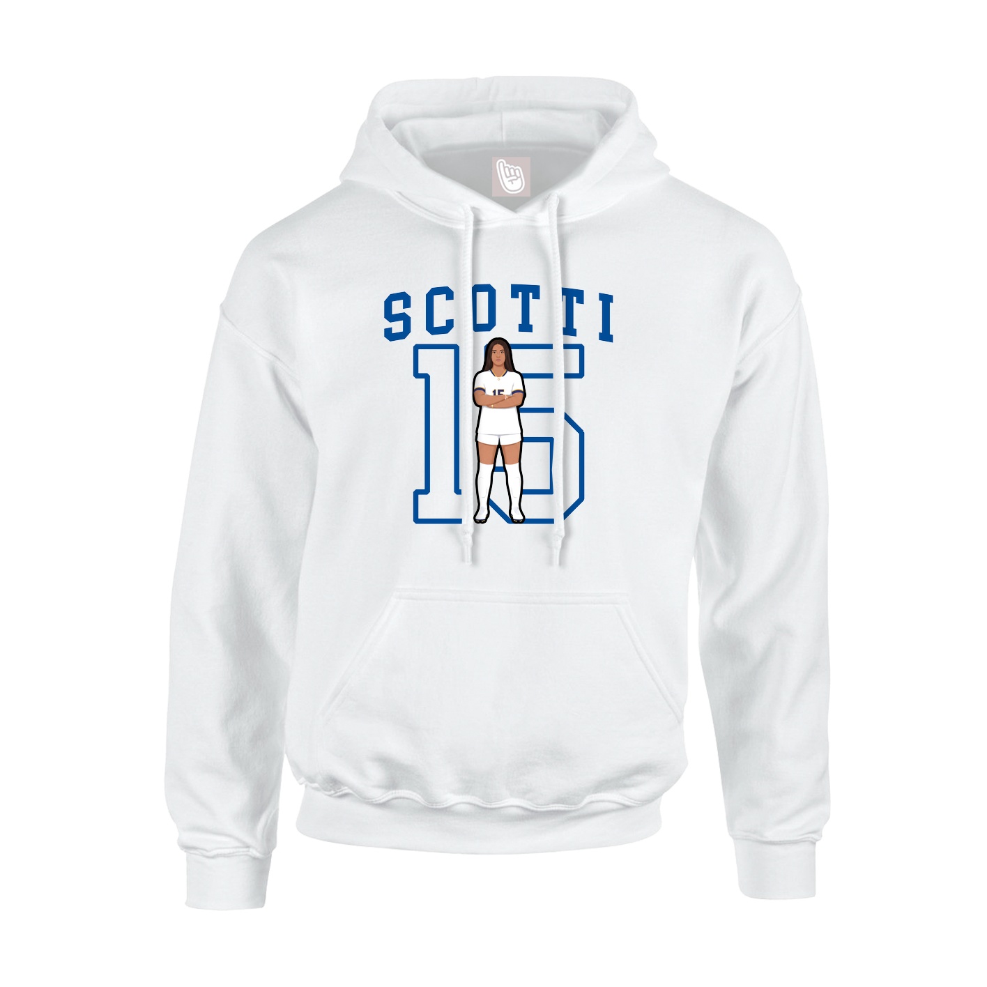 Hoodie — Shirsey in White