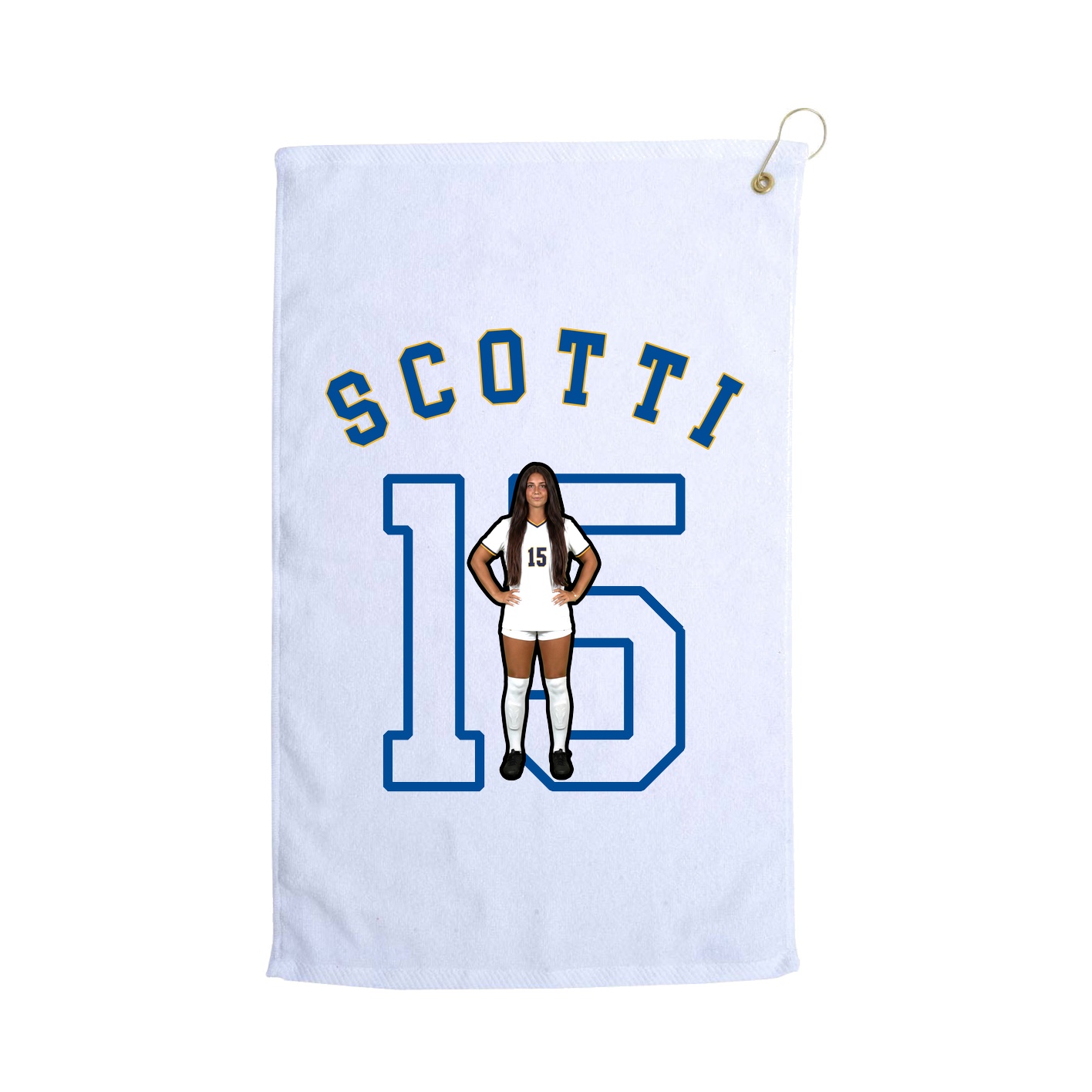 Golf Towel — Shirsey Arch in White
