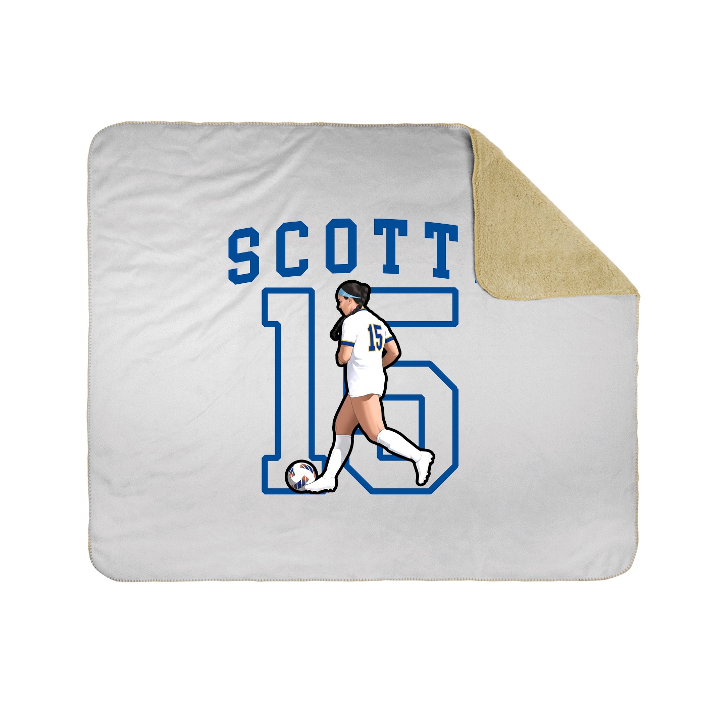Throw Blanket — Shirsey in White
