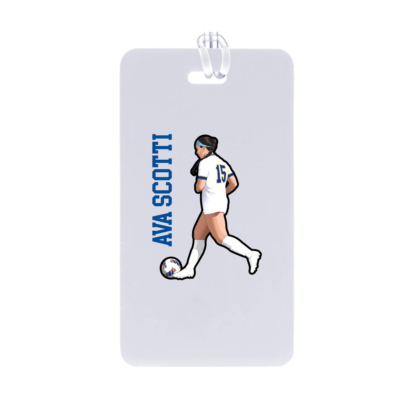 Bag Tag — Name Vertical in Classic
